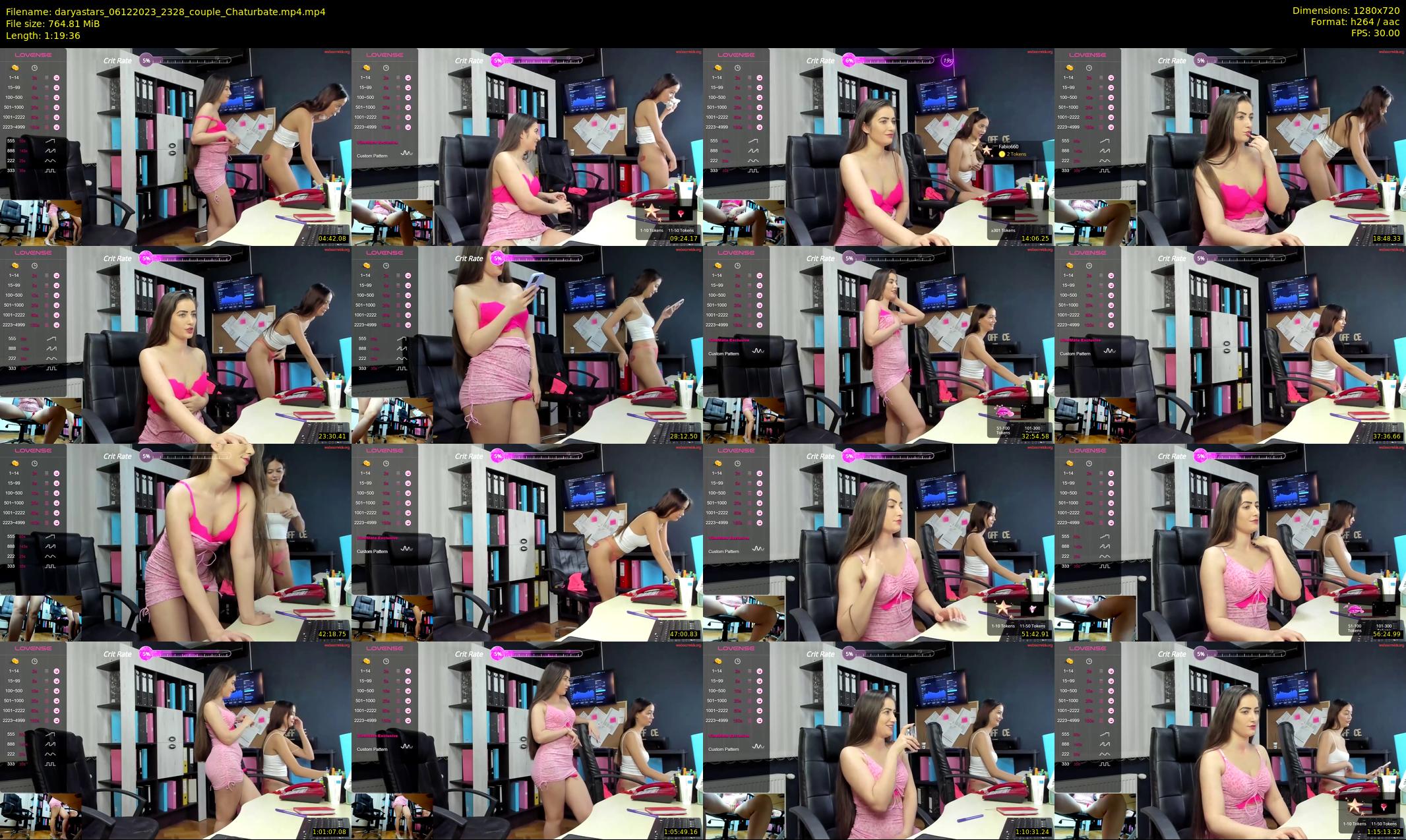 daryastars — 80 minute Chaturbate couple cam show recording, 720p, Dec 6, 2023
