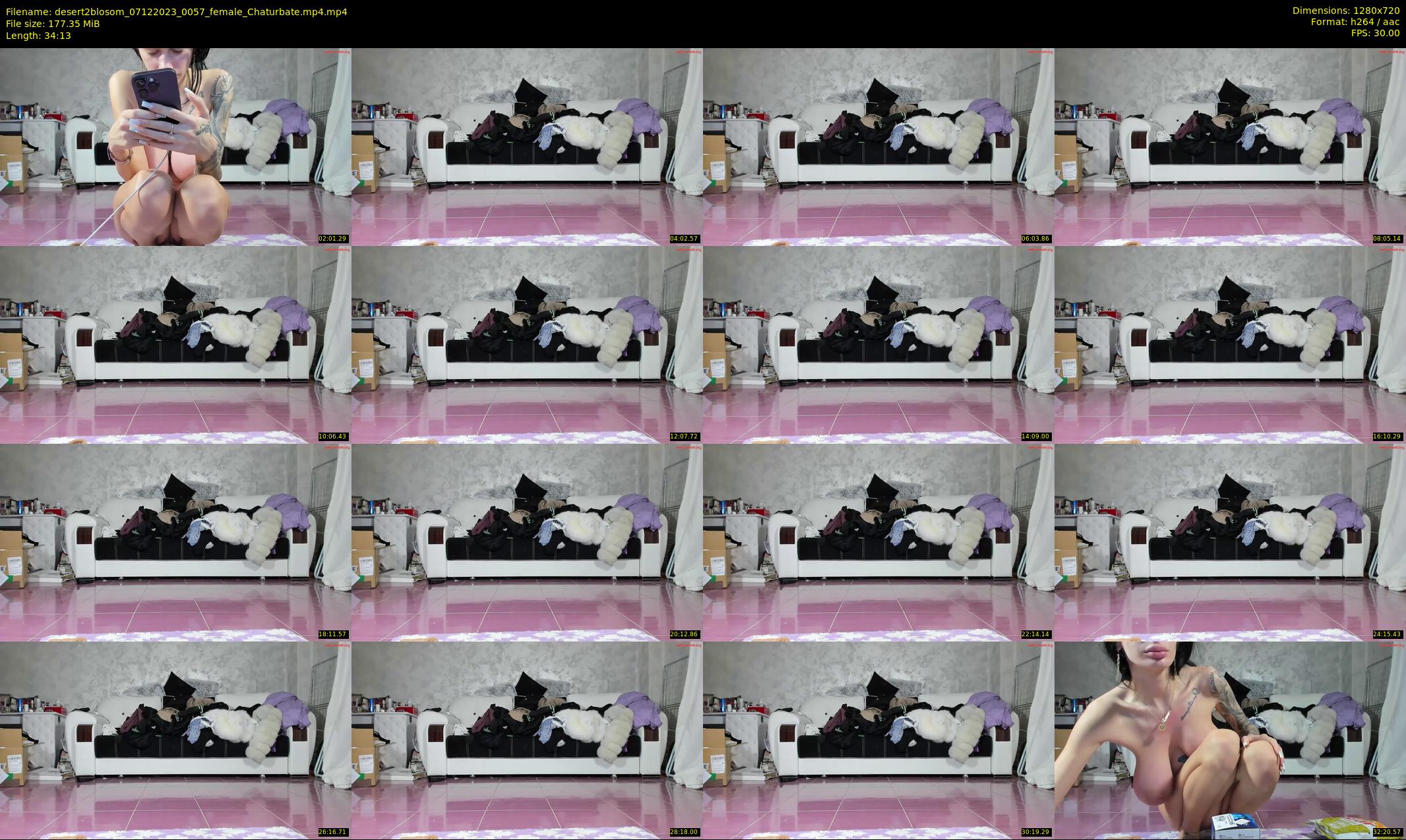desert2blosom — 35 minute Chaturbate female cam show recording, 720p, Dec 7, 2023