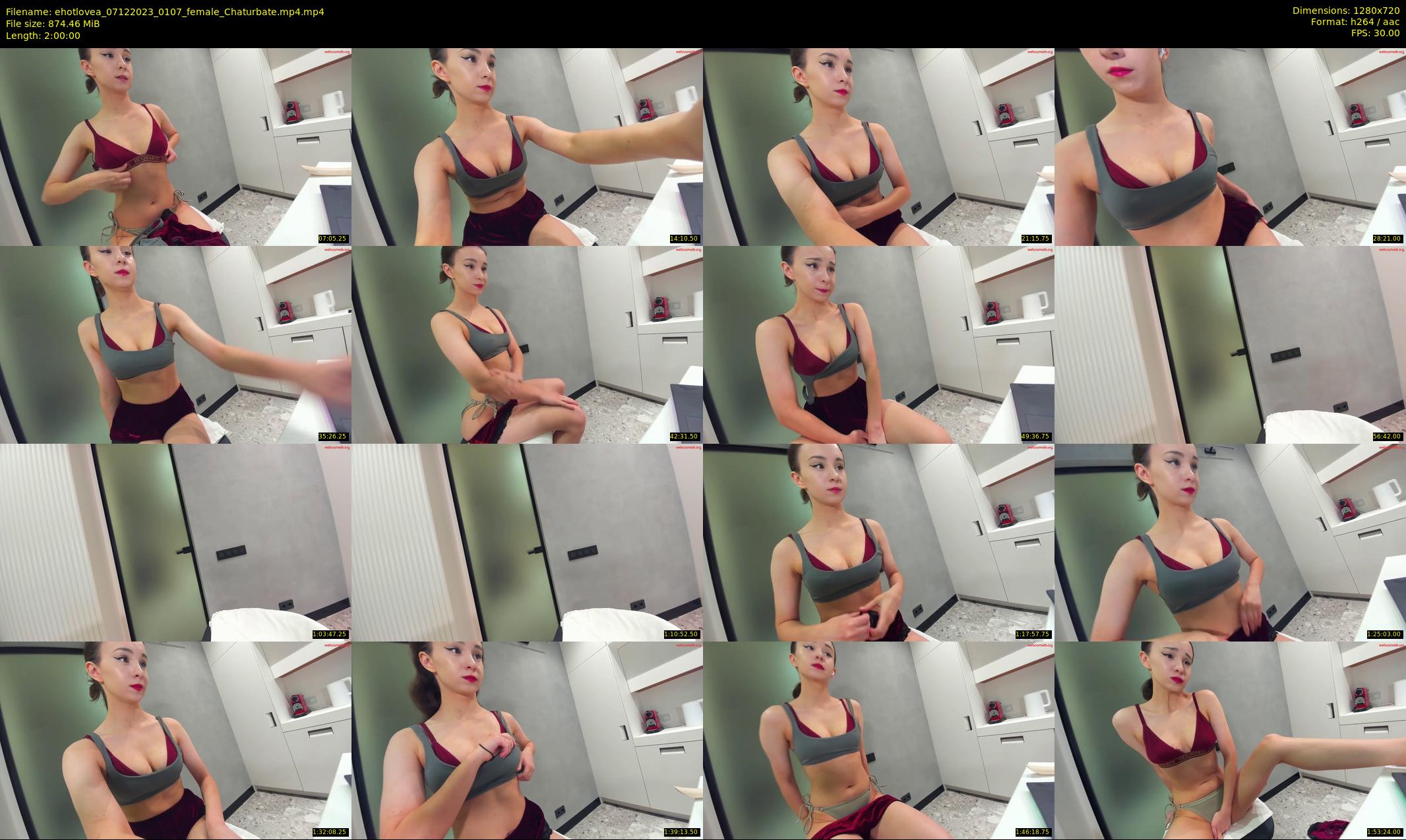 ehotlovea — 120 minute Chaturbate female cam show recording, 720p, Dec 7, 2023