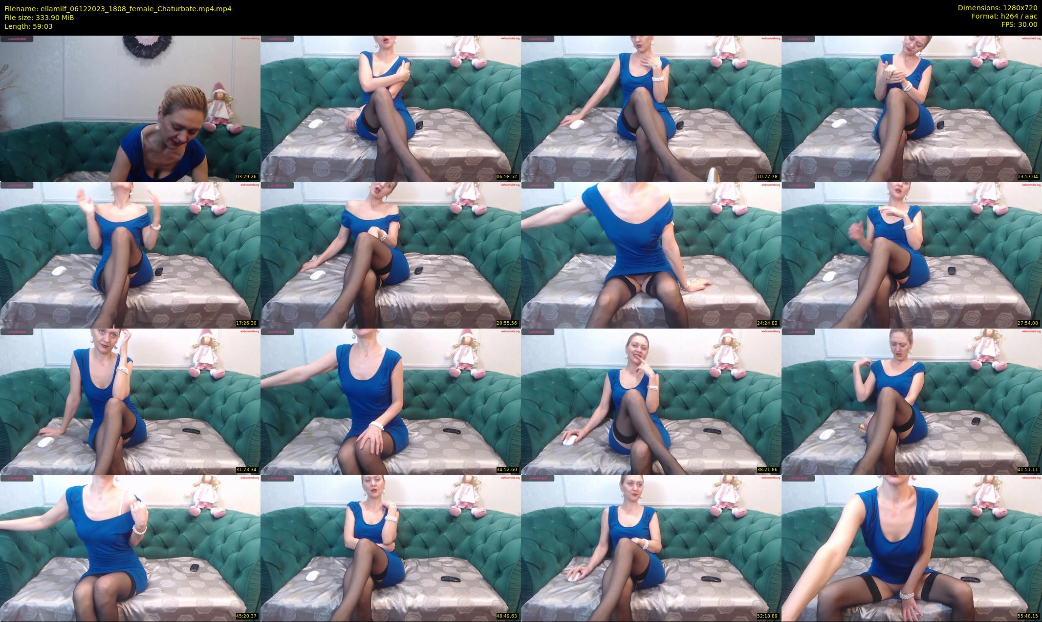 ellamilf — 60 minute Chaturbate female cam show recording, 720p, Dec 6, 2023
