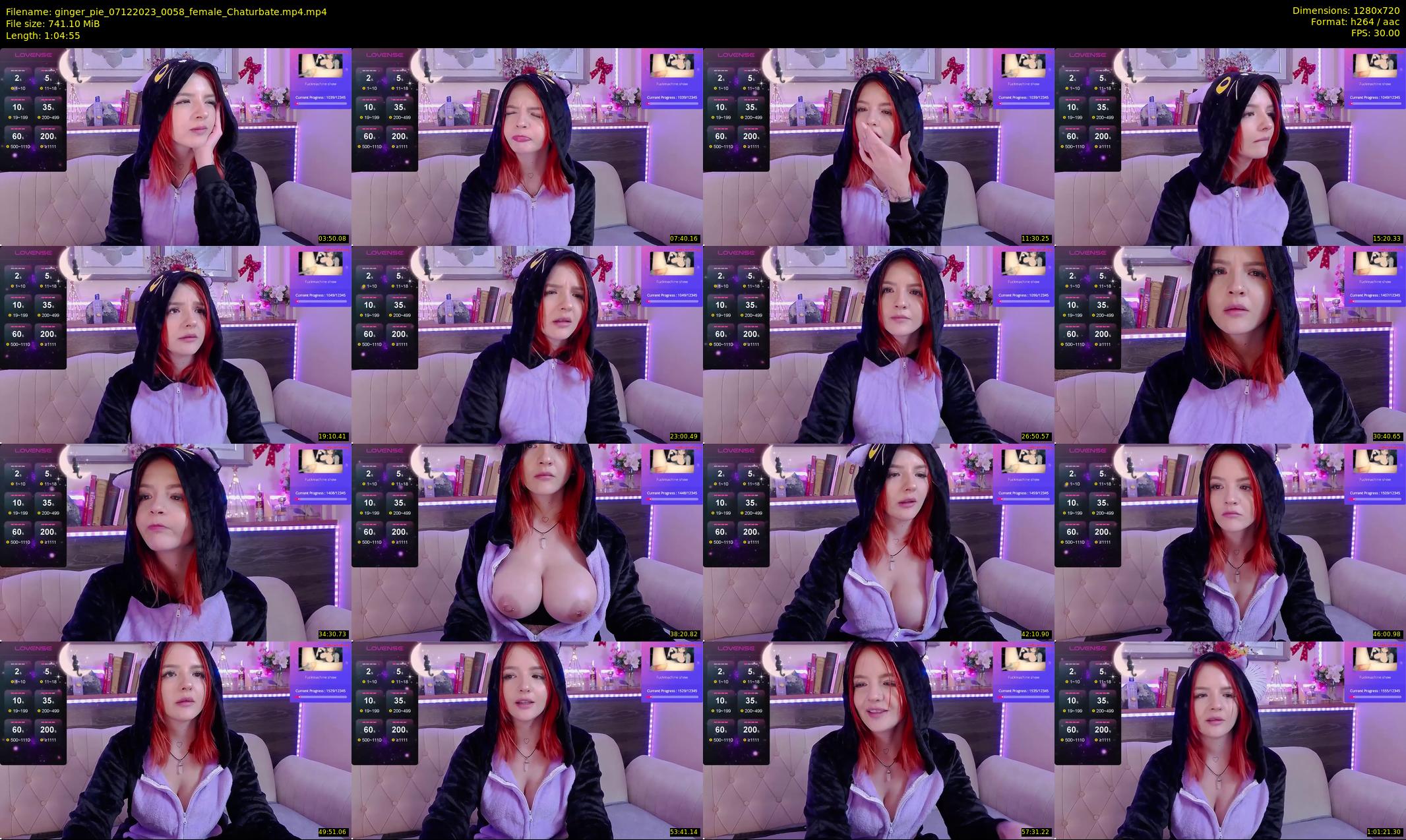 ginger_pie — 65 minute Chaturbate female cam show recording, 720p, Dec 7, 2023