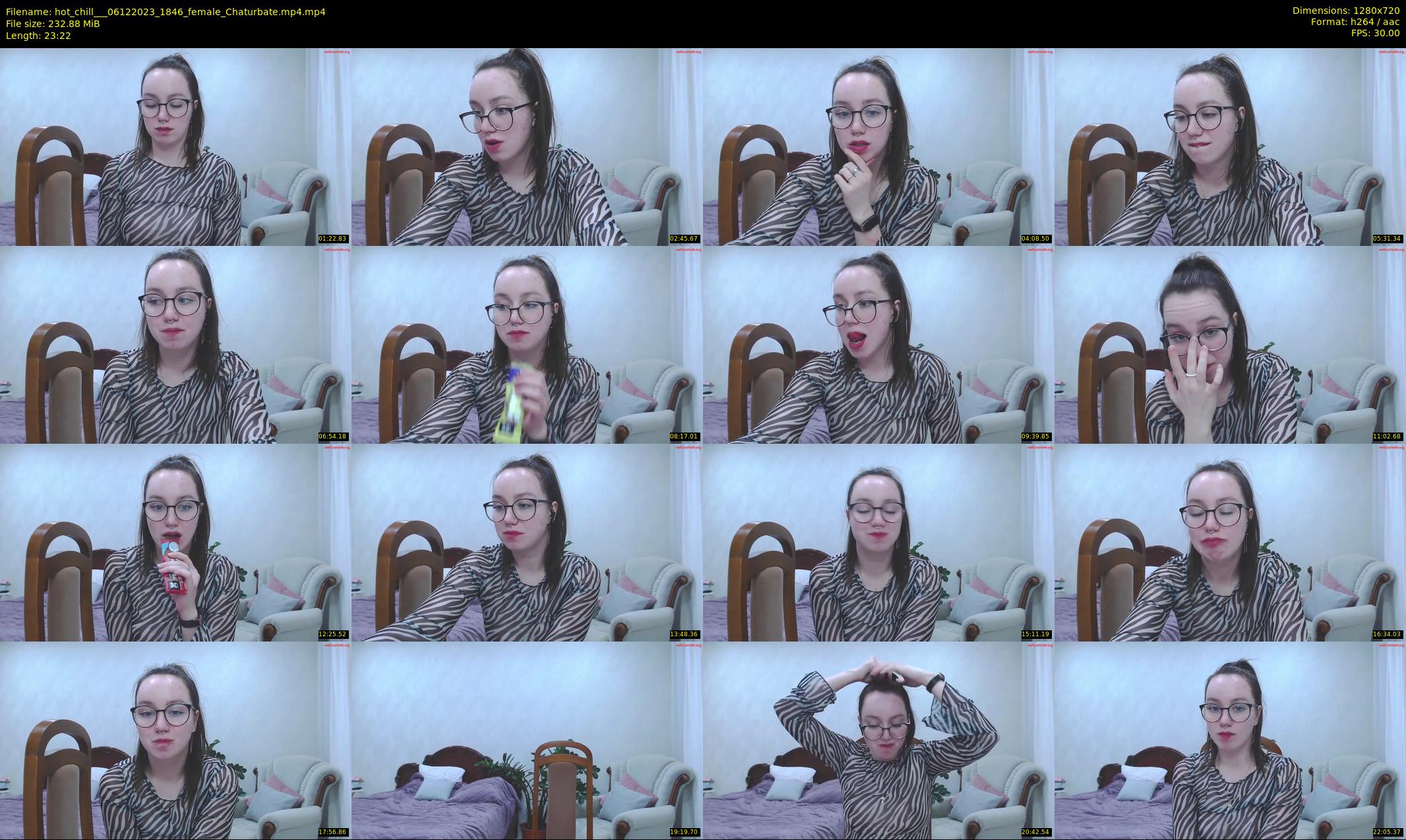 hot_chill__ — 24 minute Chaturbate female cam show recording, 720p, Dec 6, 2023