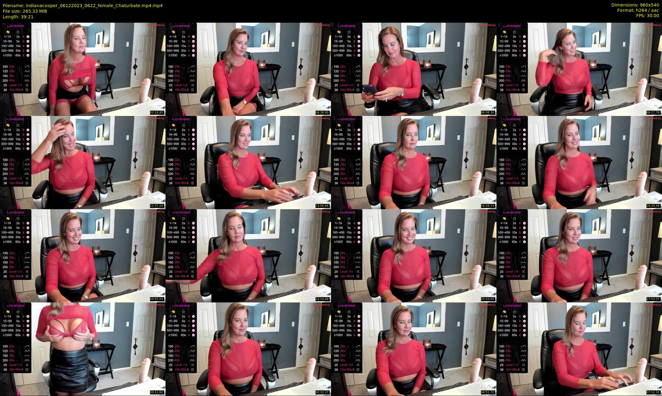 indianacooper — 40 minute Chaturbate female cam show recording, 480p, Dec 6, 2023