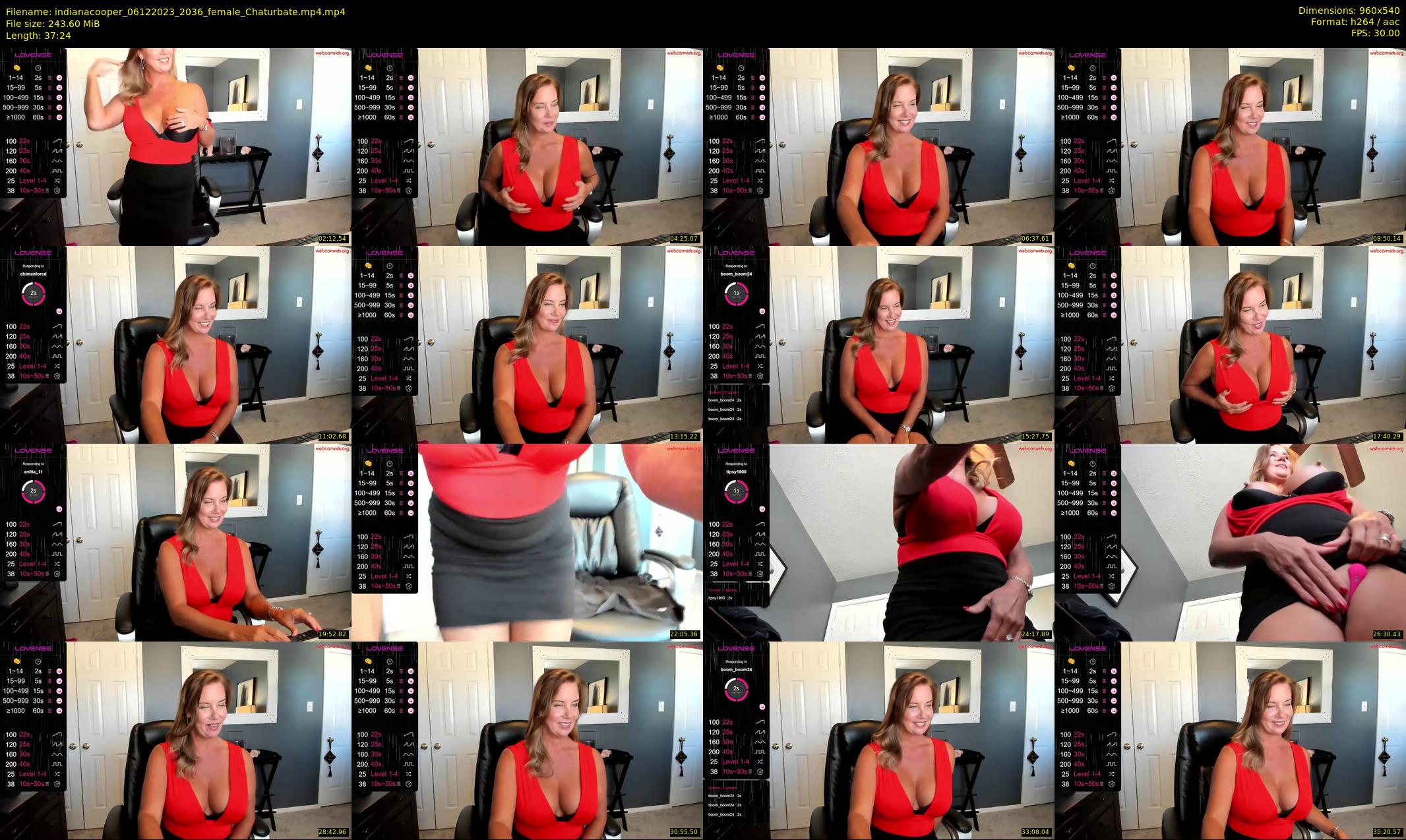 indianacooper — 38 minute Chaturbate female cam show recording, 480p, Dec 6, 2023