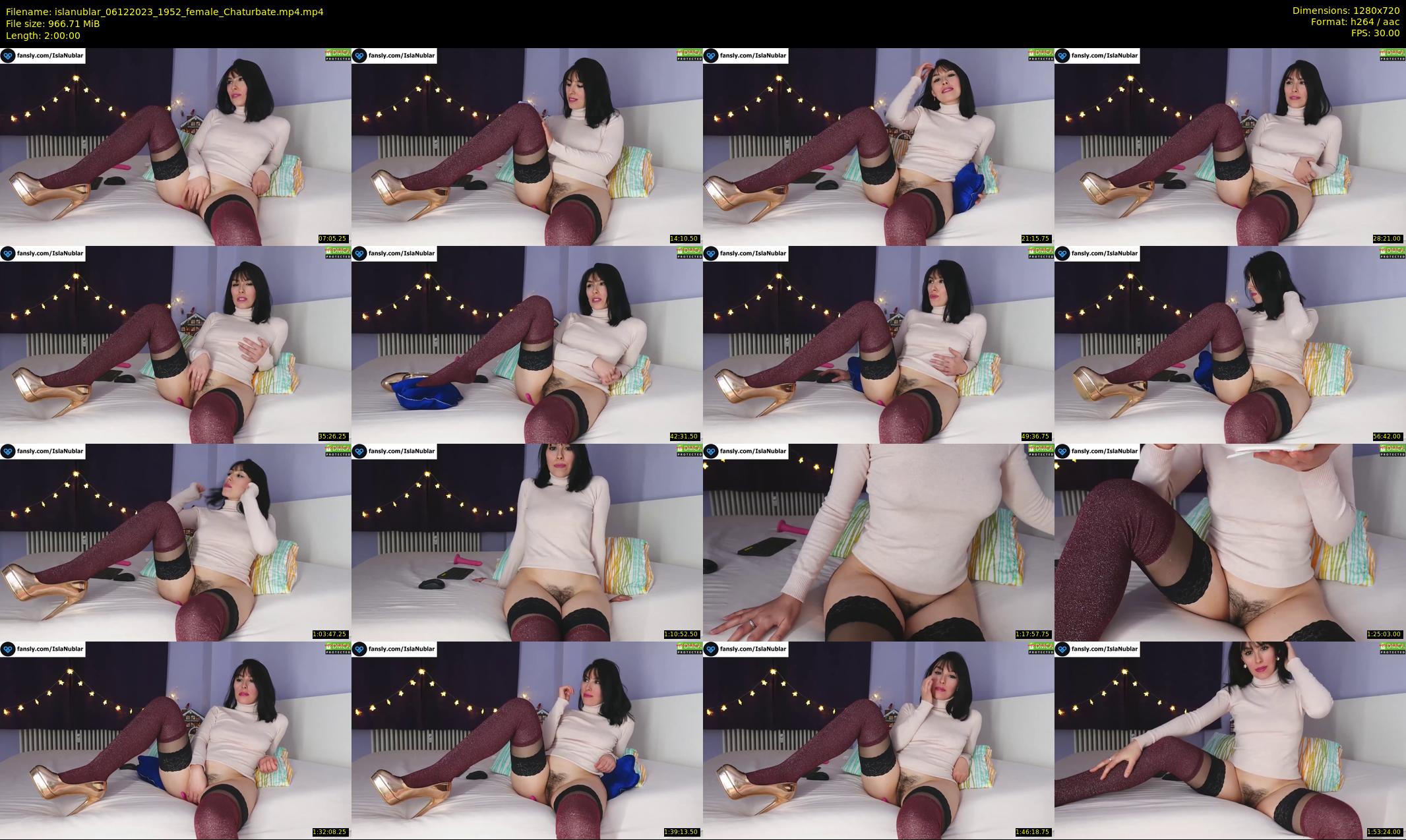 islanublar — 120 minute Chaturbate female cam show recording, 720p, Dec 6, 2023