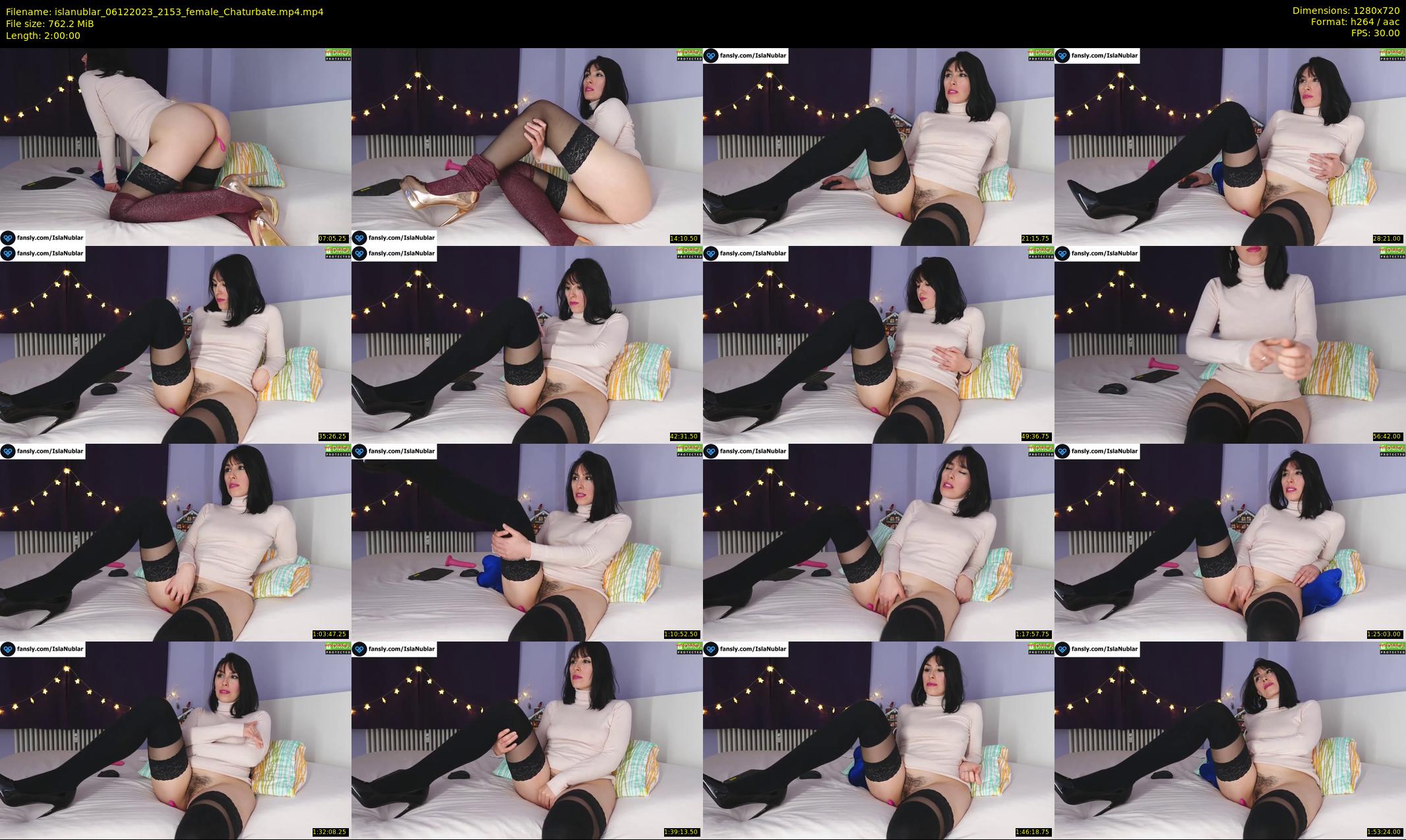 islanublar — 120 minute Chaturbate female cam show recording, 720p, Dec 6, 2023
