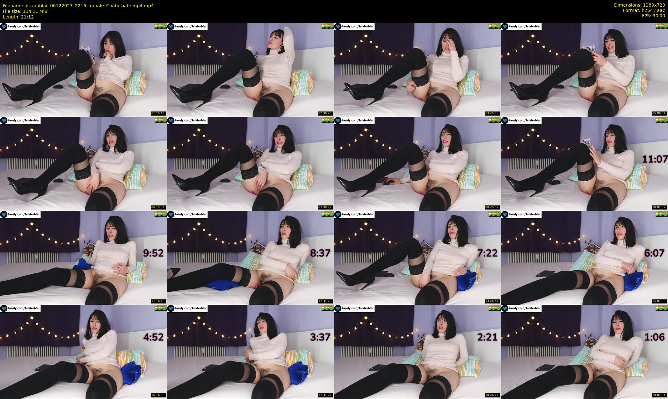 islanublar — 22 minute Chaturbate female cam show recording, 720p, Dec 6, 2023
