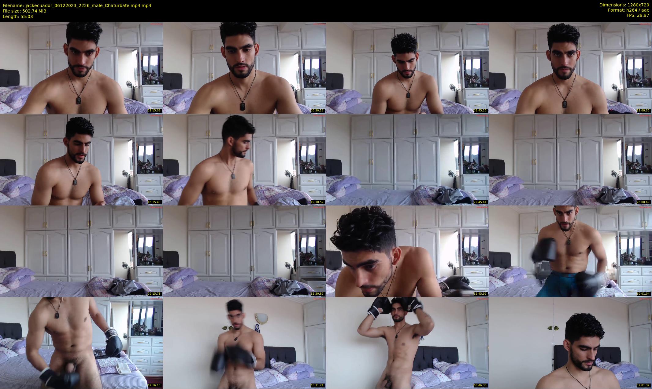 jackecuador — 56 minute Chaturbate male cam show recording, 720p, Dec 6, 2023