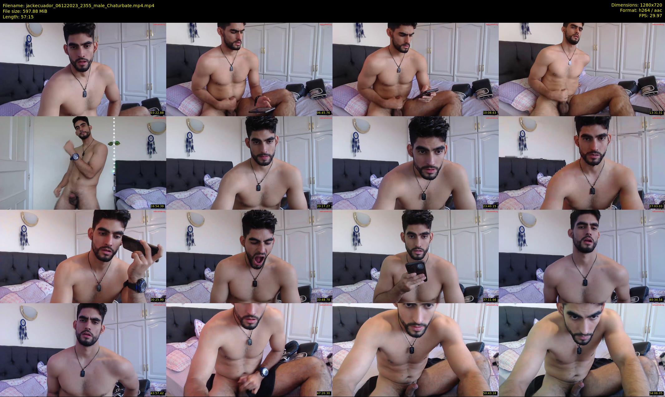 jackecuador — 58 minute Chaturbate male cam show recording, 720p, Dec 6, 2023