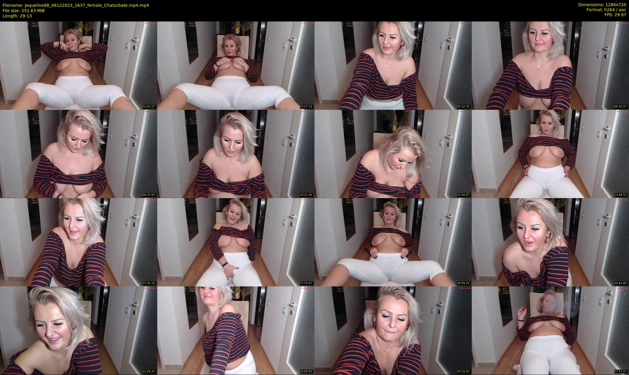 jaqueline88 — 30 minute Chaturbate female cam show recording, 720p, Dec 6, 2023