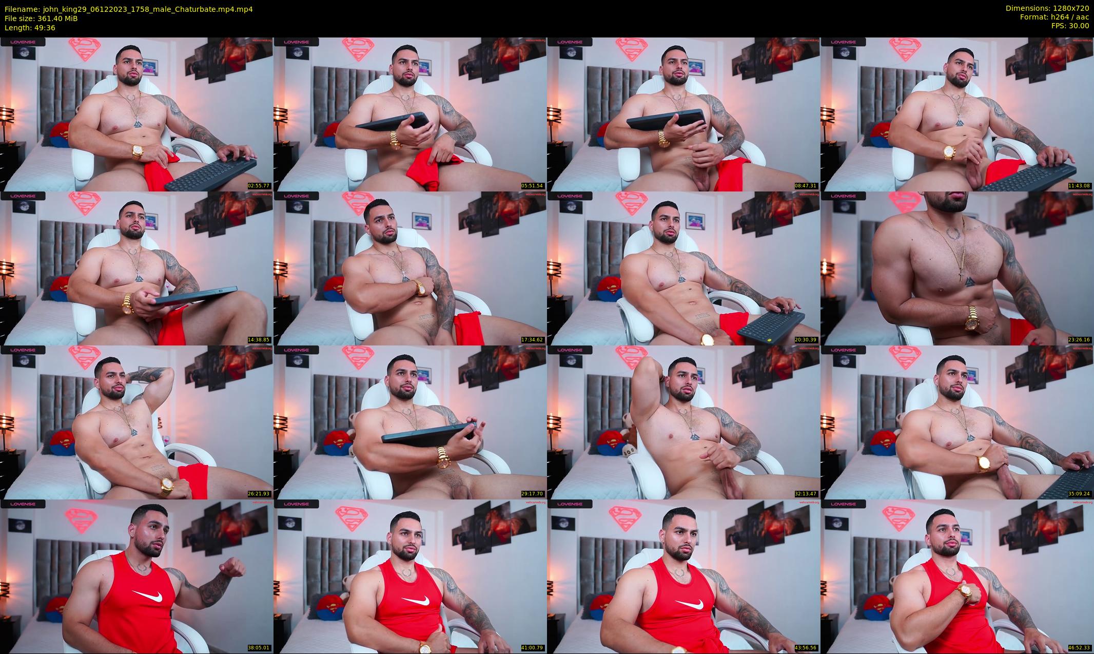 john_king29 — 50 minute Chaturbate male cam show recording, 720p, Dec 6, 2023