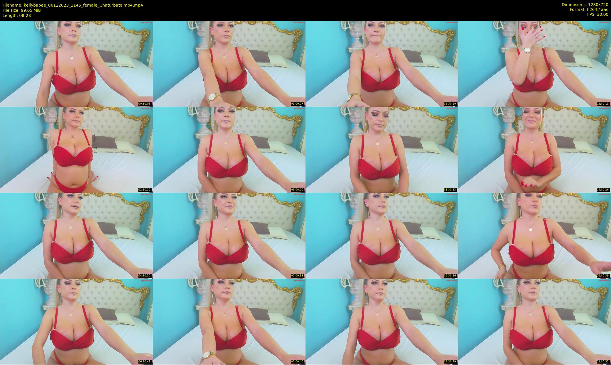 kellybabee — 9 minute Chaturbate female cam show recording, 720p, Dec 6, 2023
