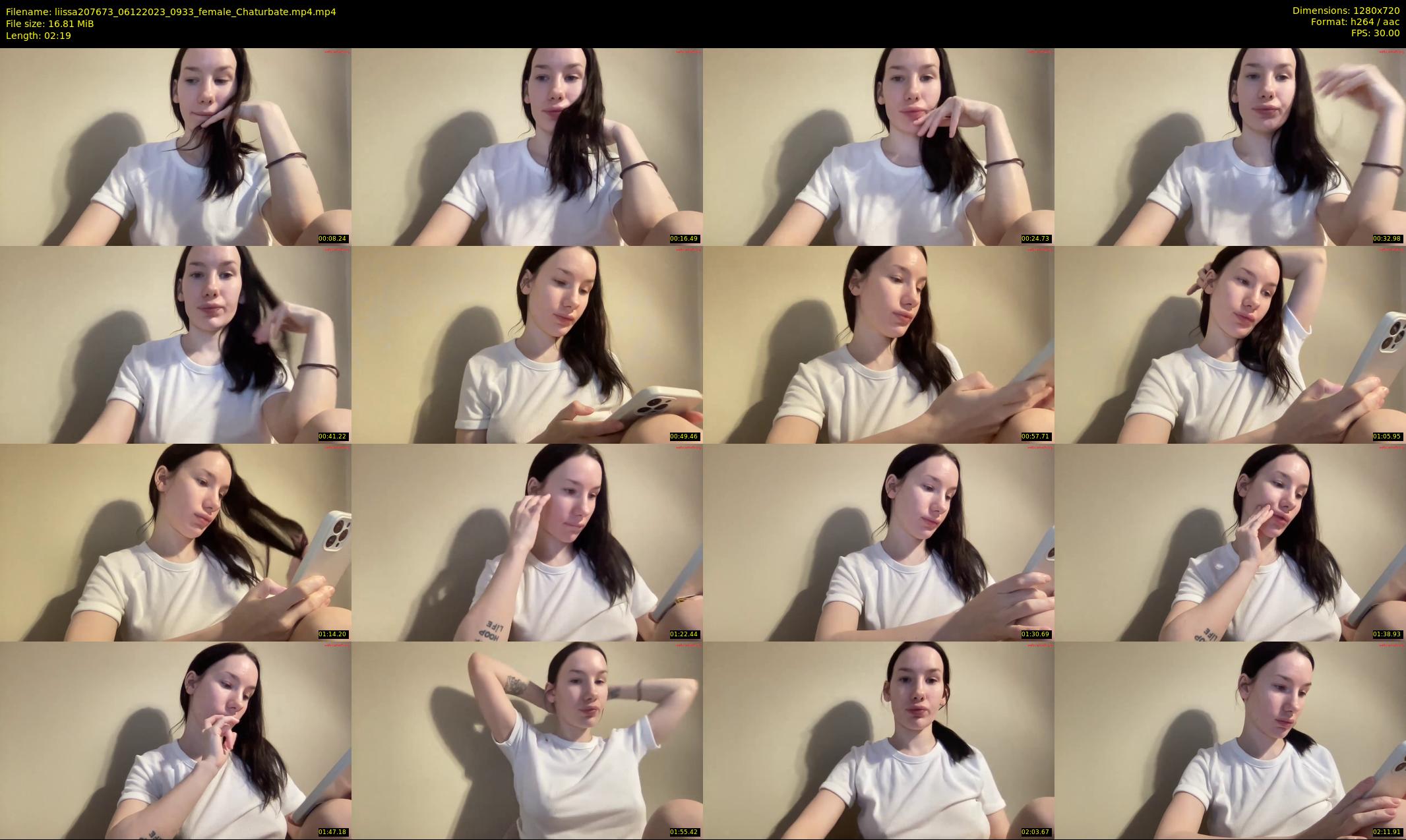 liissa207673 — 3 minute Chaturbate female cam show recording, 720p, Dec 6, 2023