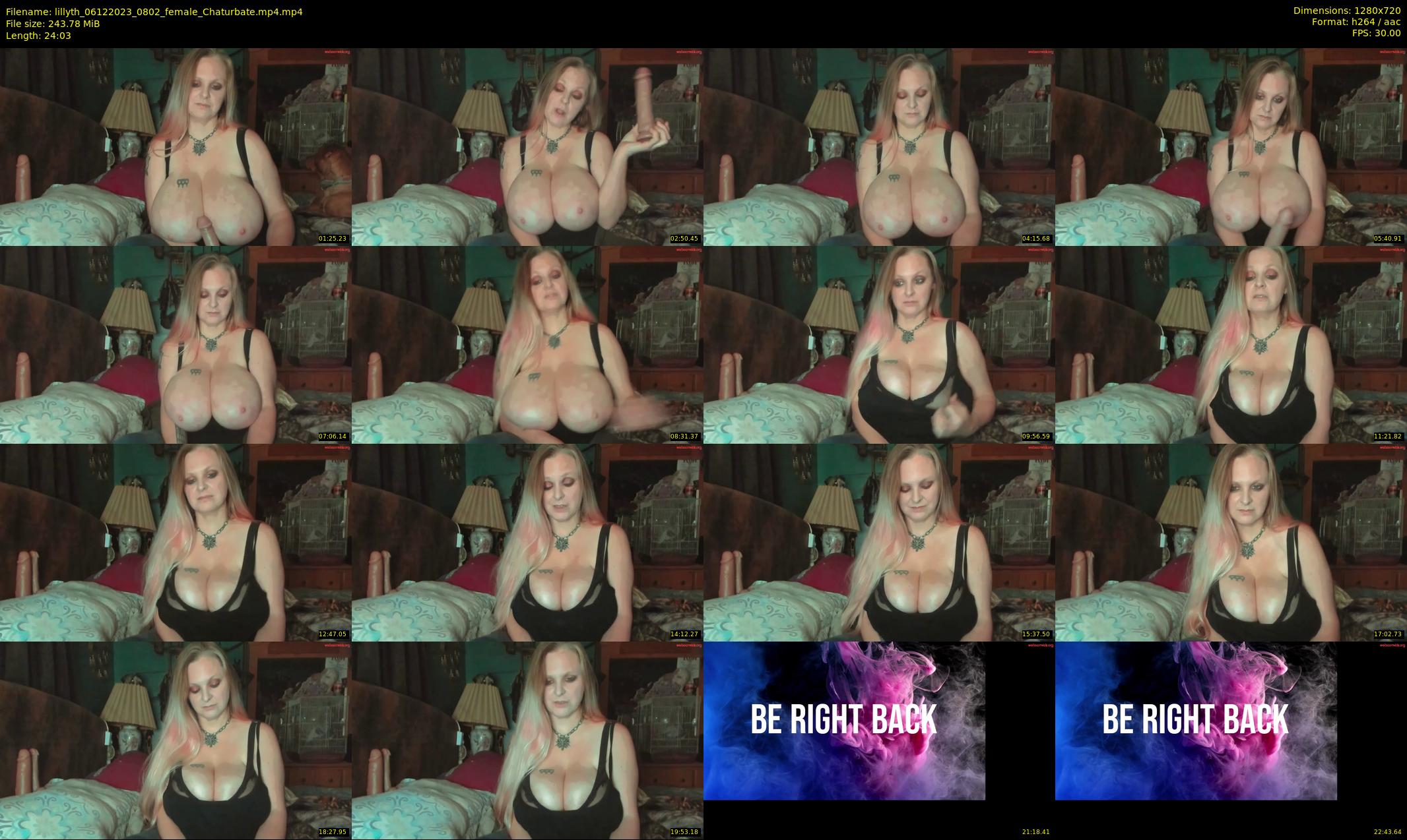 lillyth — 25 minute Chaturbate female cam show recording, 720p, Dec 6, 2023