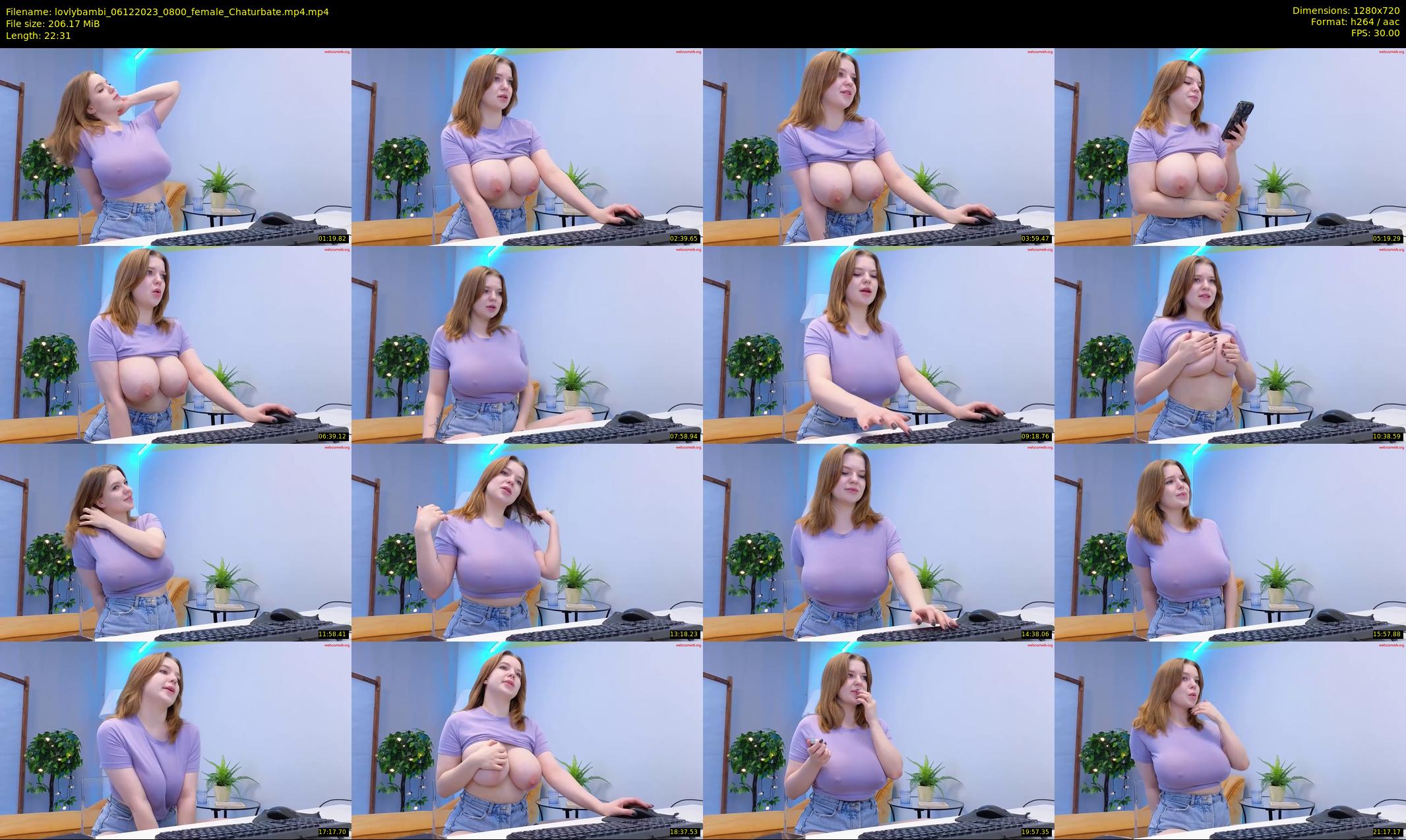 lovlybambi — 23 minute Chaturbate female cam show recording, 720p, Dec 6, 2023