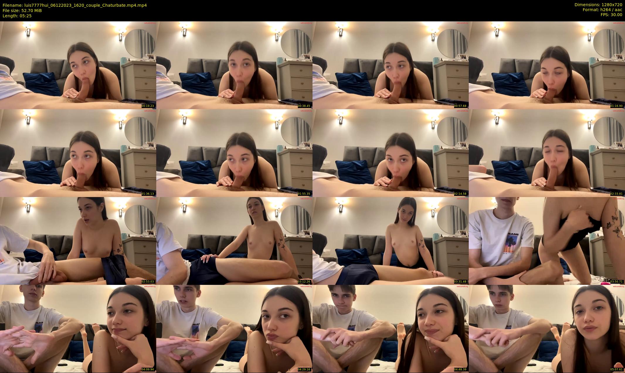 luis7777hui — 6 minute Chaturbate couple cam show recording, 720p, Dec 6, 2023