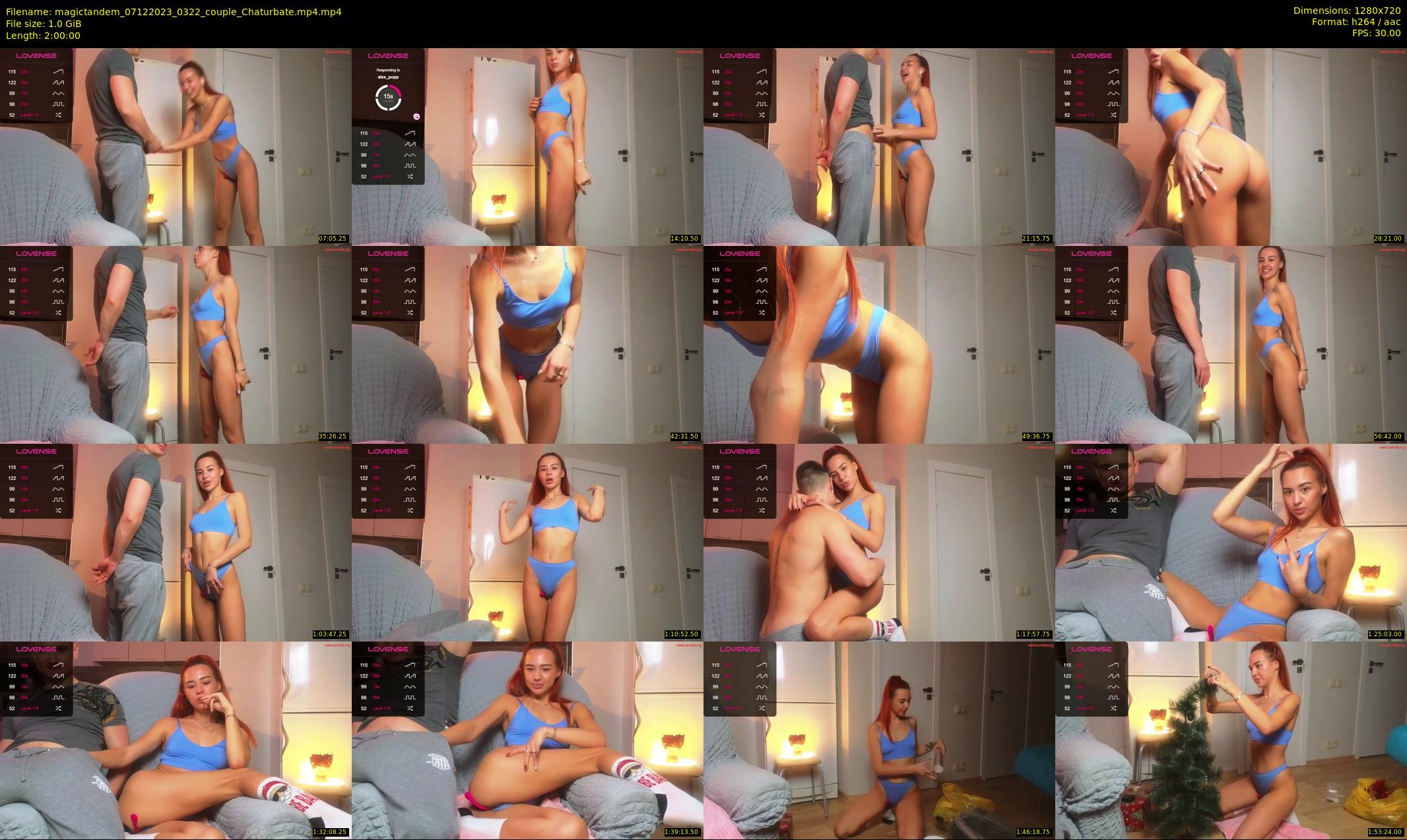 magictandem — 120 minute Chaturbate couple cam show recording, 720p, Dec 7, 2023