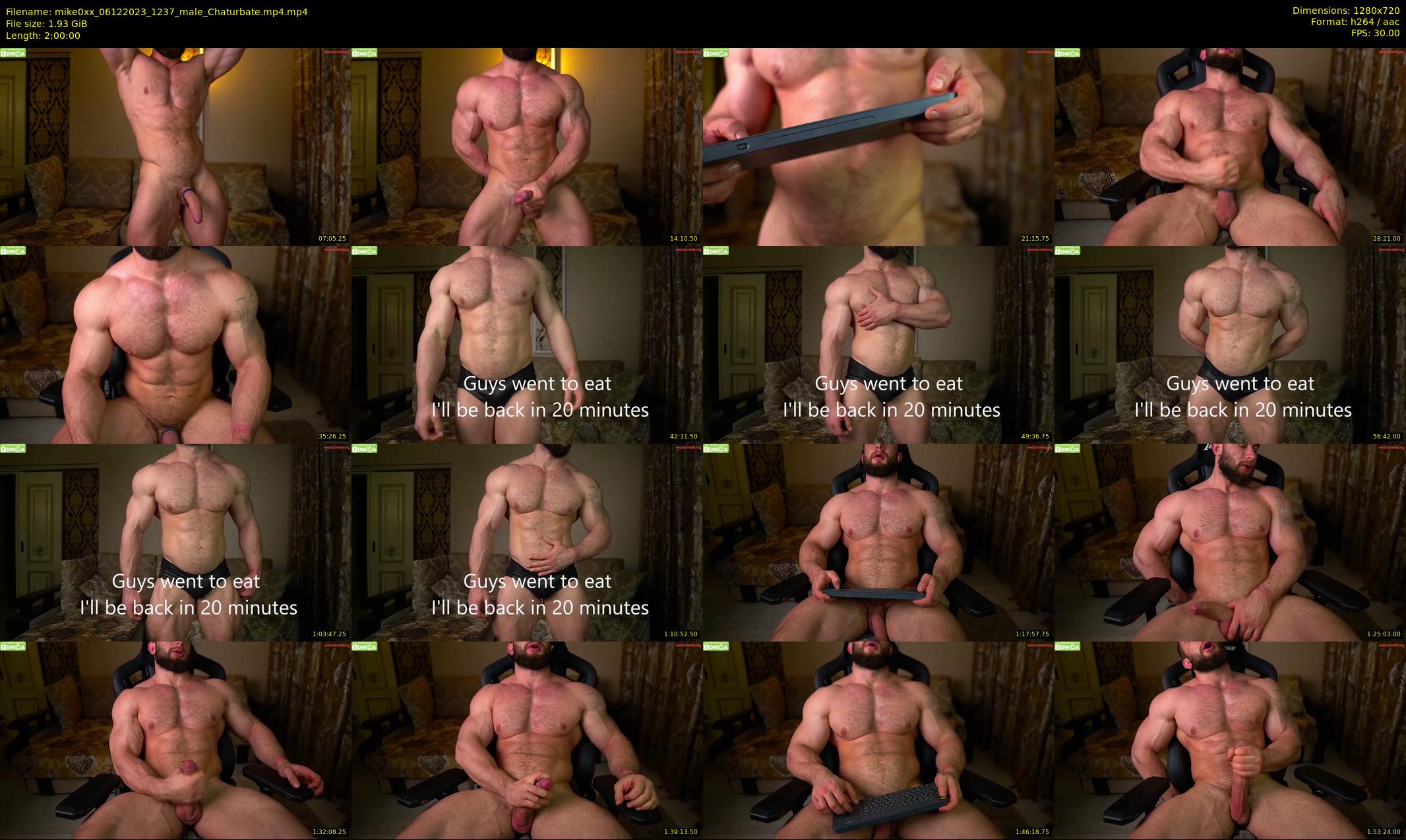 mike0xx — 120 minute Chaturbate male cam show recording, 720p, Dec 6, 2023