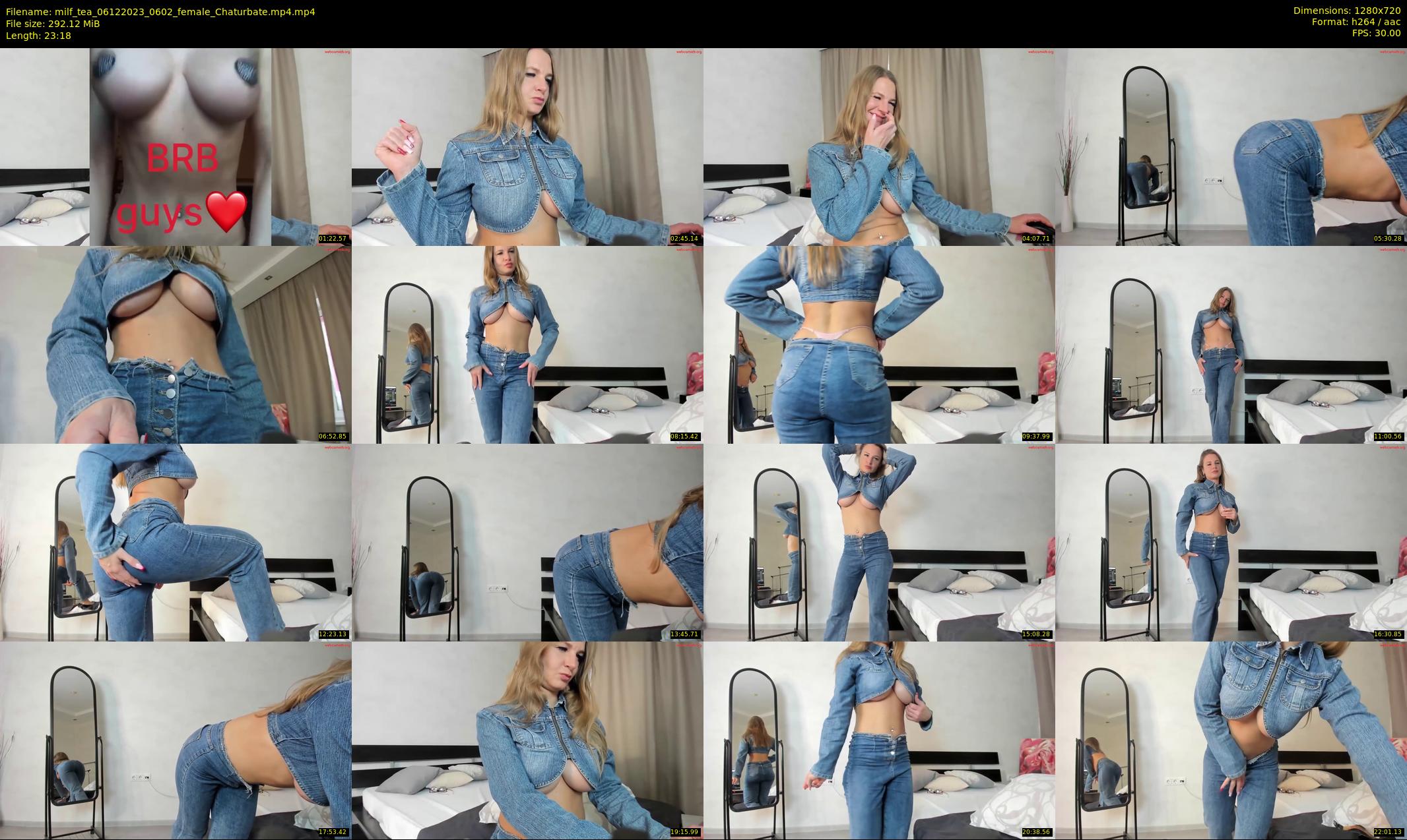 milf_tea — 24 minute Chaturbate female cam show recording, 720p, Dec 6, 2023