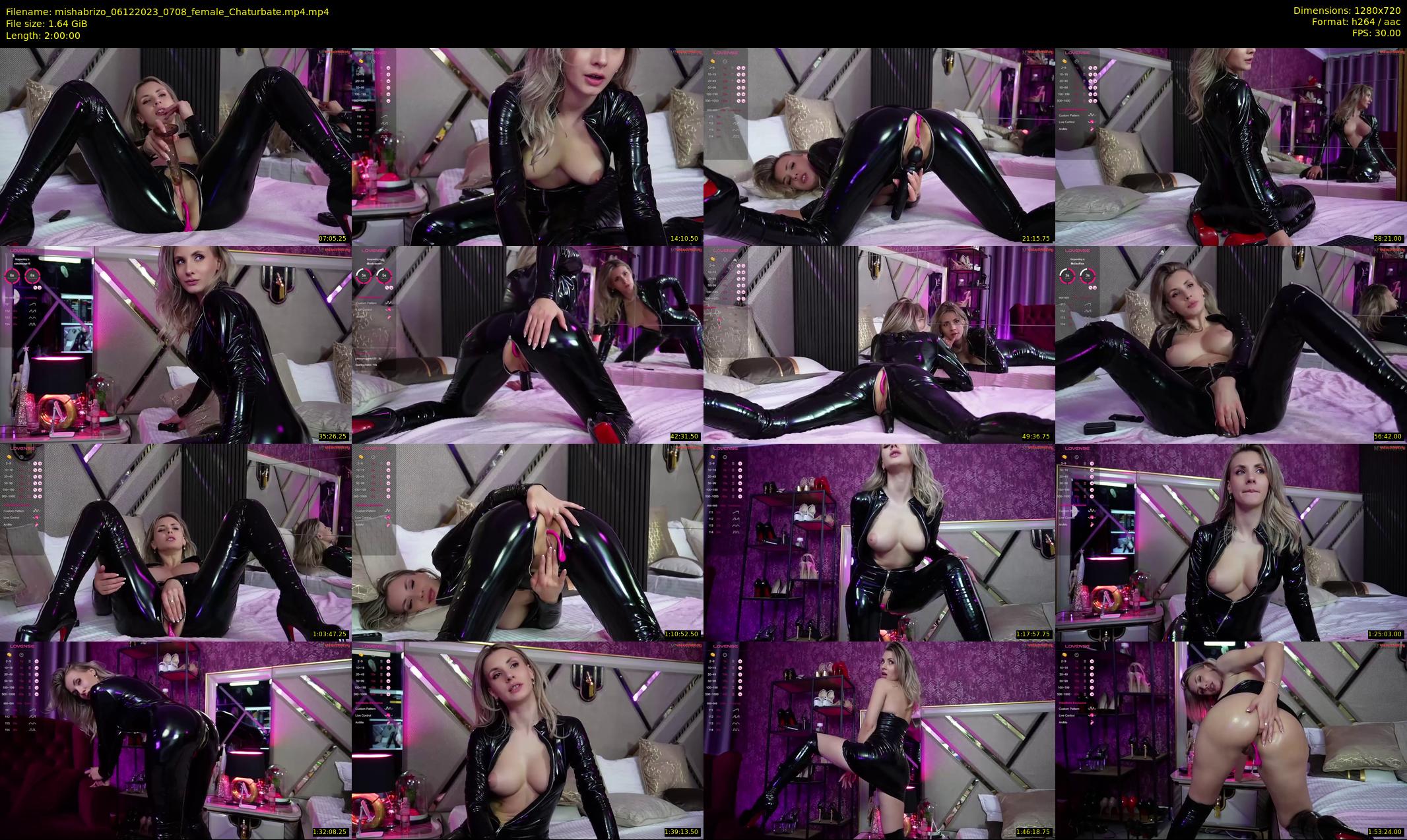 mishabrizo — 120 minute Chaturbate female cam show recording, 720p, Dec 6, 2023