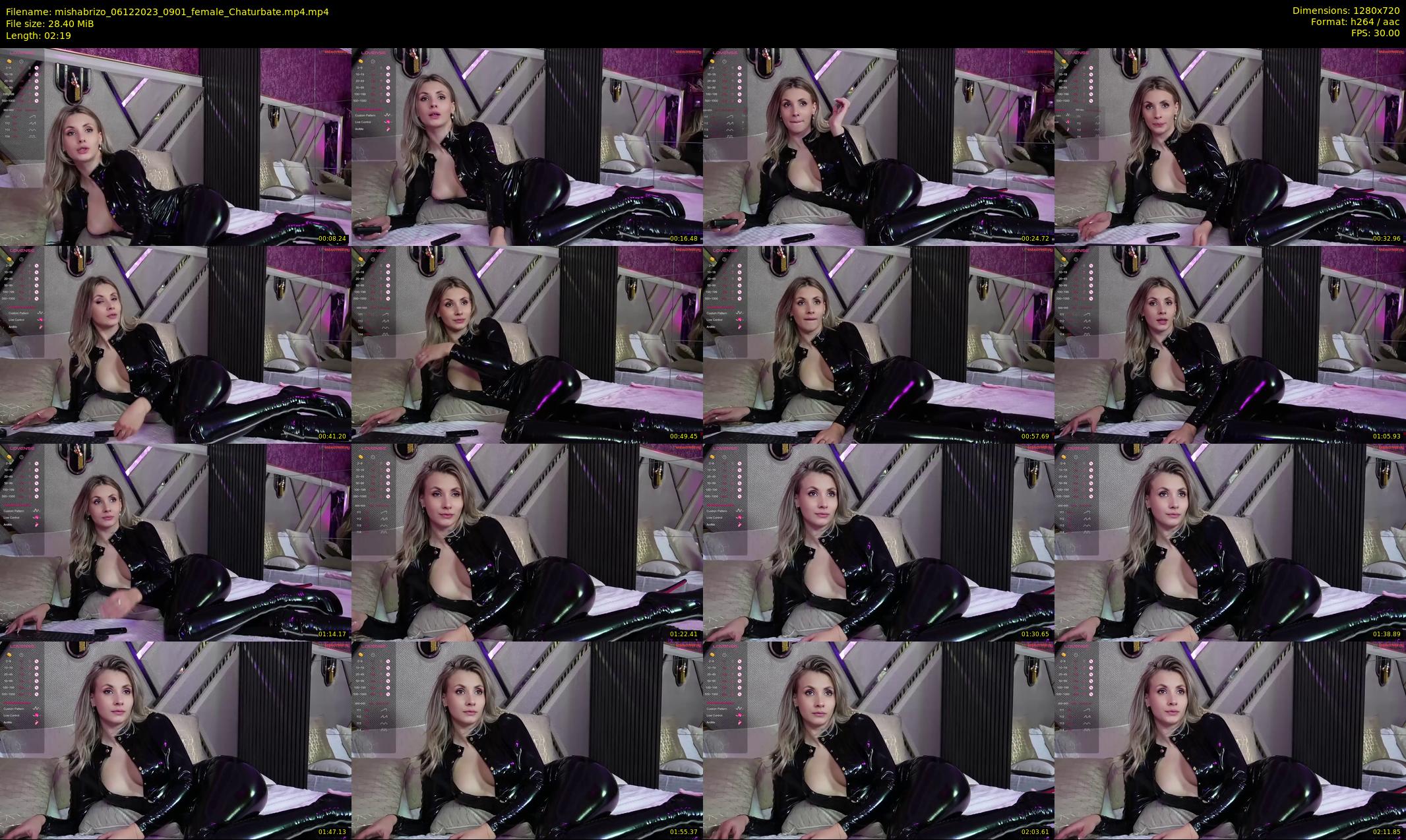 mishabrizo — 3 minute Chaturbate female cam show recording, 720p, Dec 6, 2023