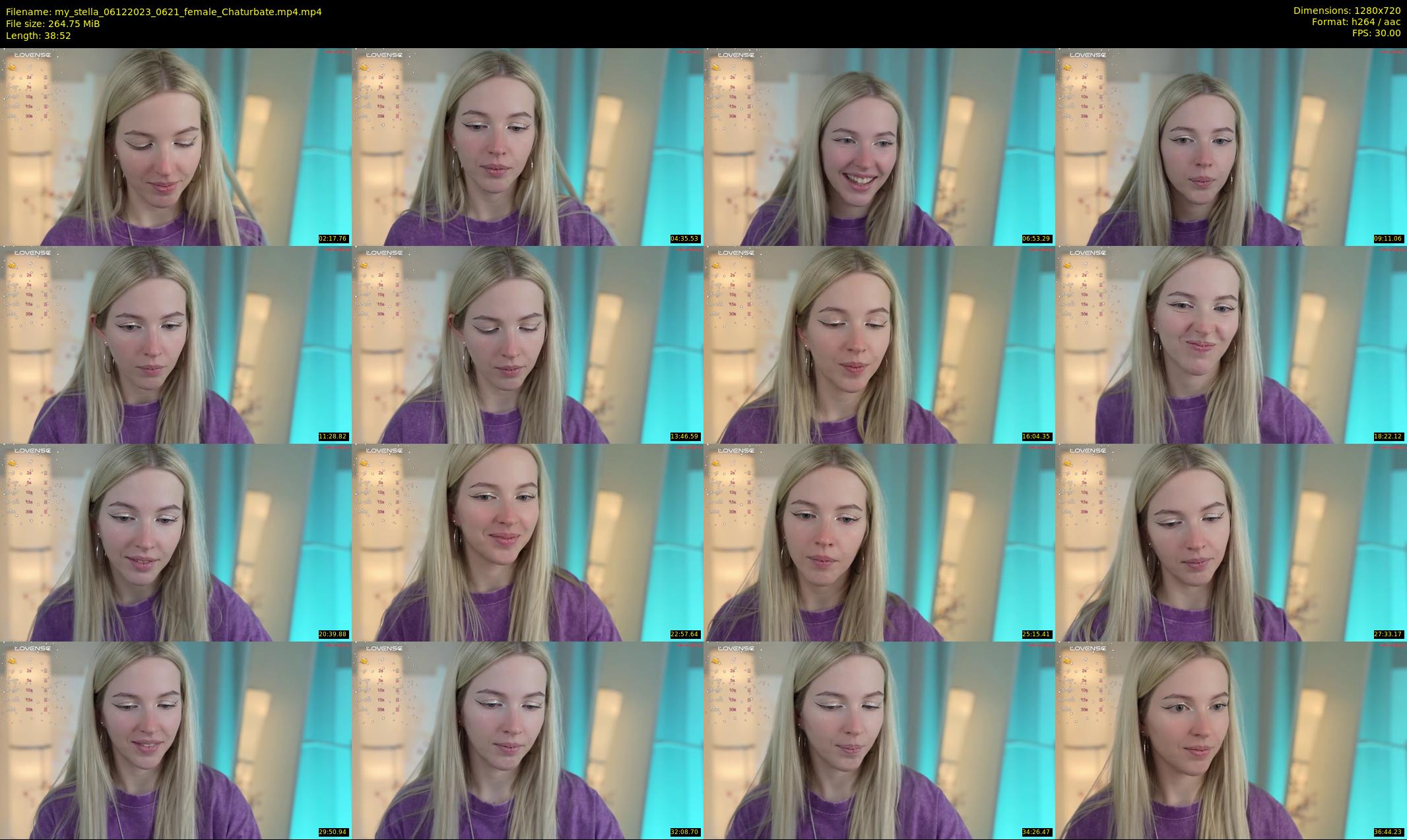 my_stella — 39 minute Chaturbate female cam show recording, 720p, Dec 6, 2023