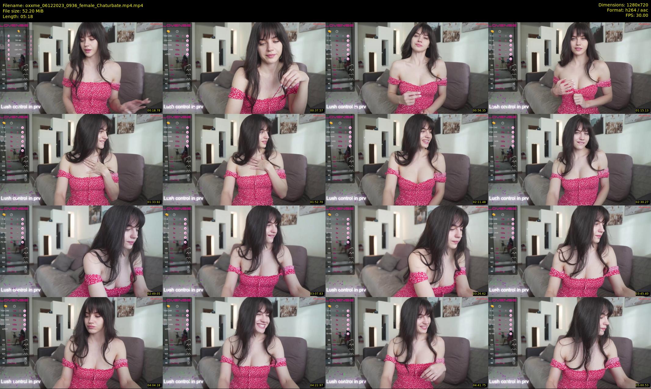 oxxme — 6 minute Chaturbate female cam show recording, 720p, Dec 6, 2023