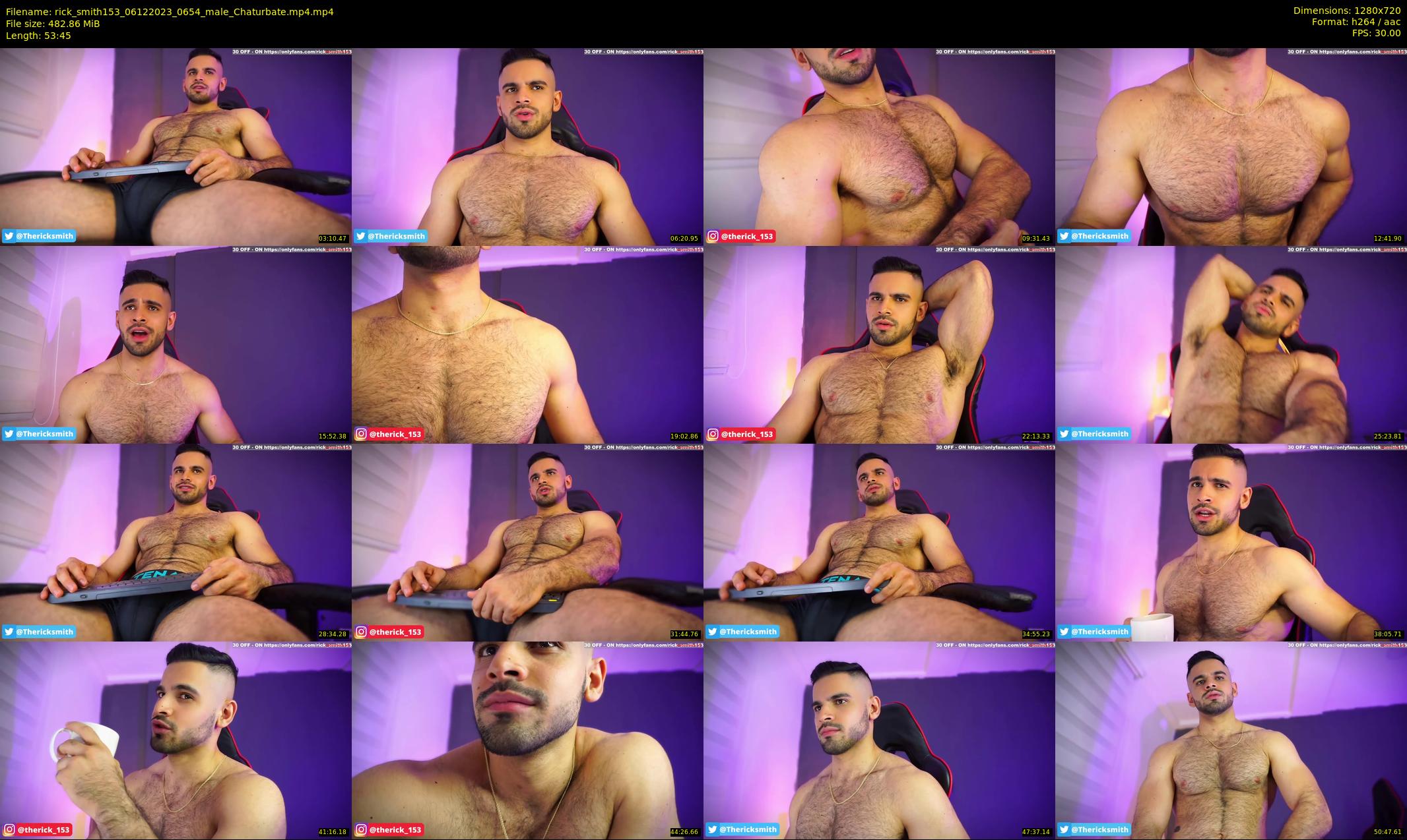 rick_smith153 — 54 minute Chaturbate male cam show recording, 720p, Dec 6, 2023