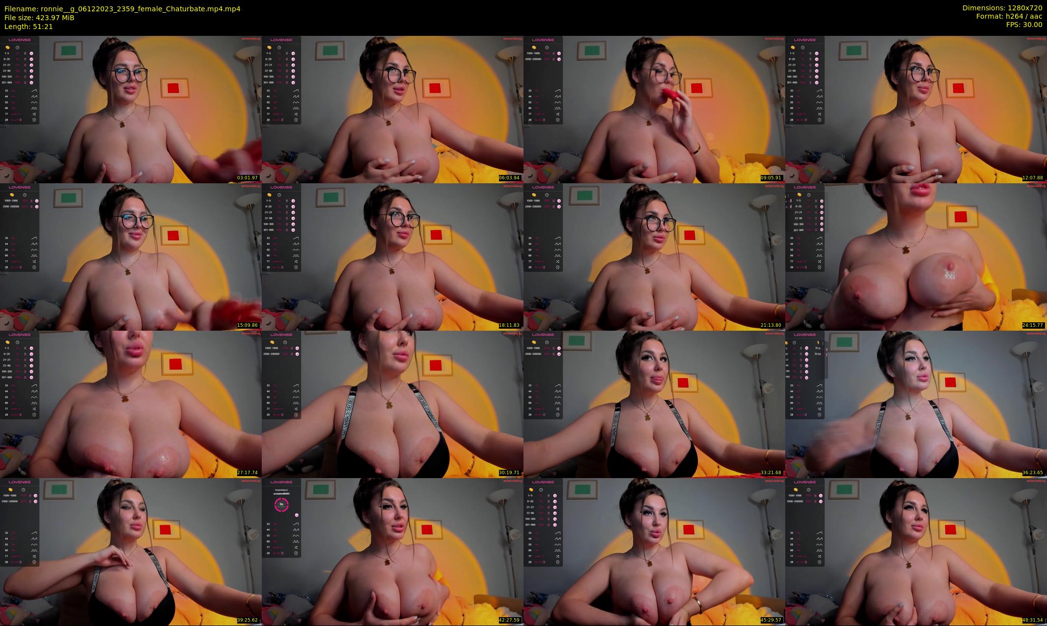 ronnie__g — 52 minute Chaturbate female cam show recording, 720p, Dec 6, 2023