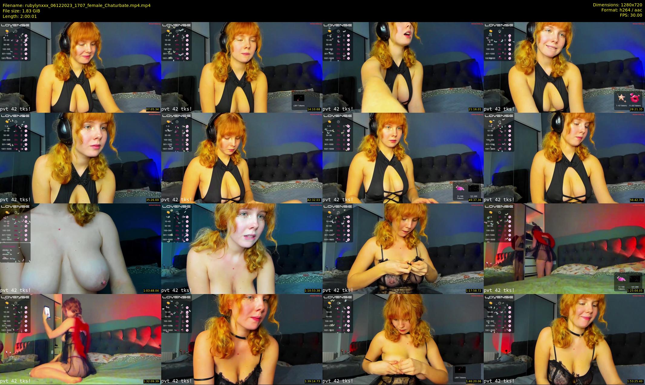 rubylynxxx — 121 minute Chaturbate female cam show recording, 720p, Dec 6, 2023