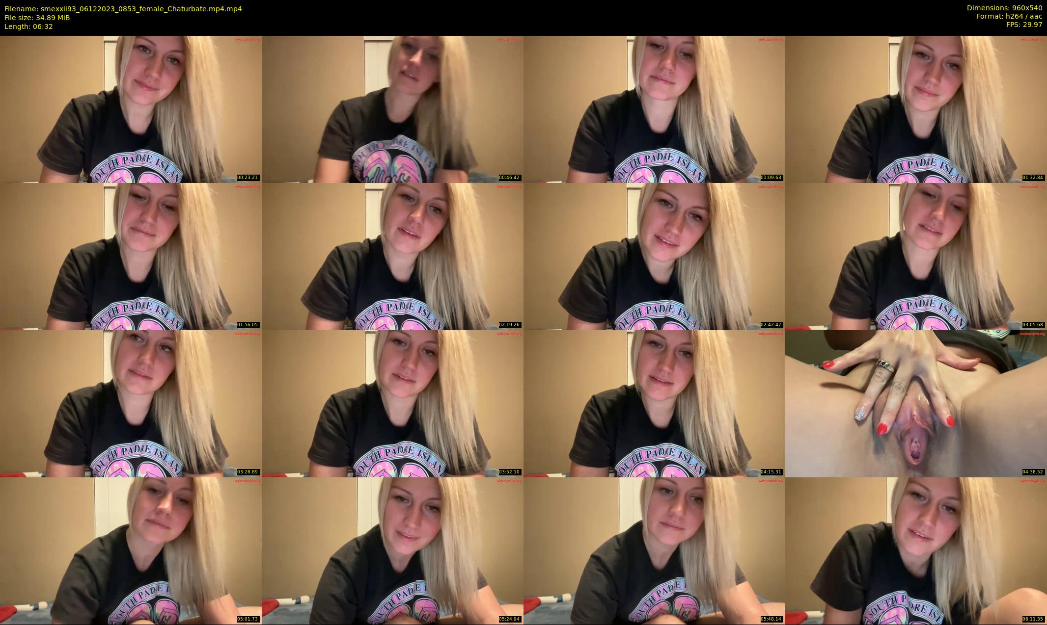 smexxii93 — 7 minute Chaturbate female cam show recording, 480p, Dec 6, 2023