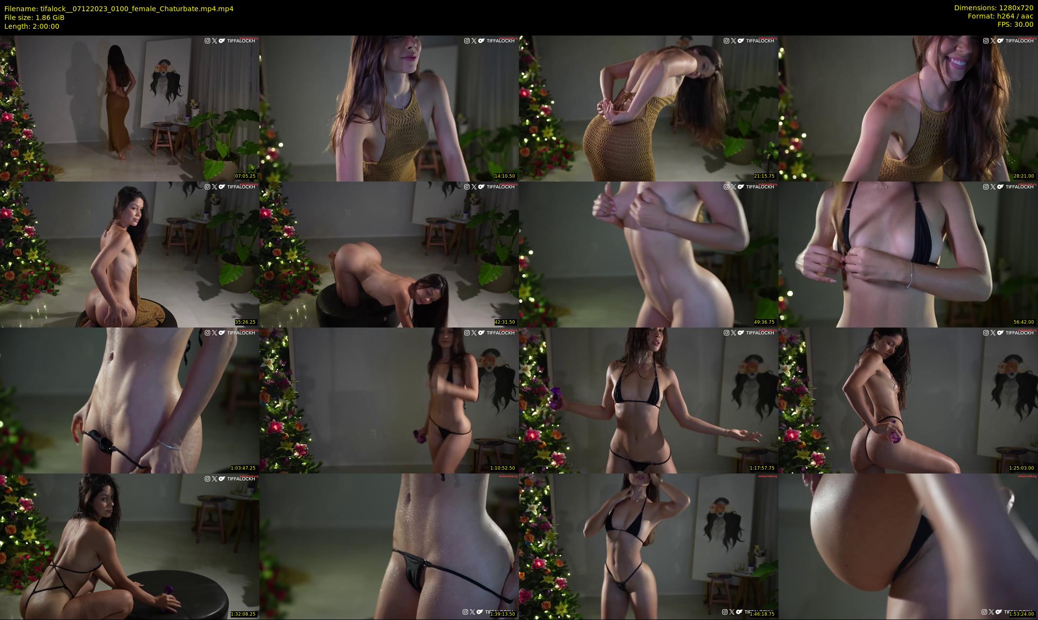 tifalock_ — 120 minute Chaturbate female cam show recording, 720p, Dec 7, 2023