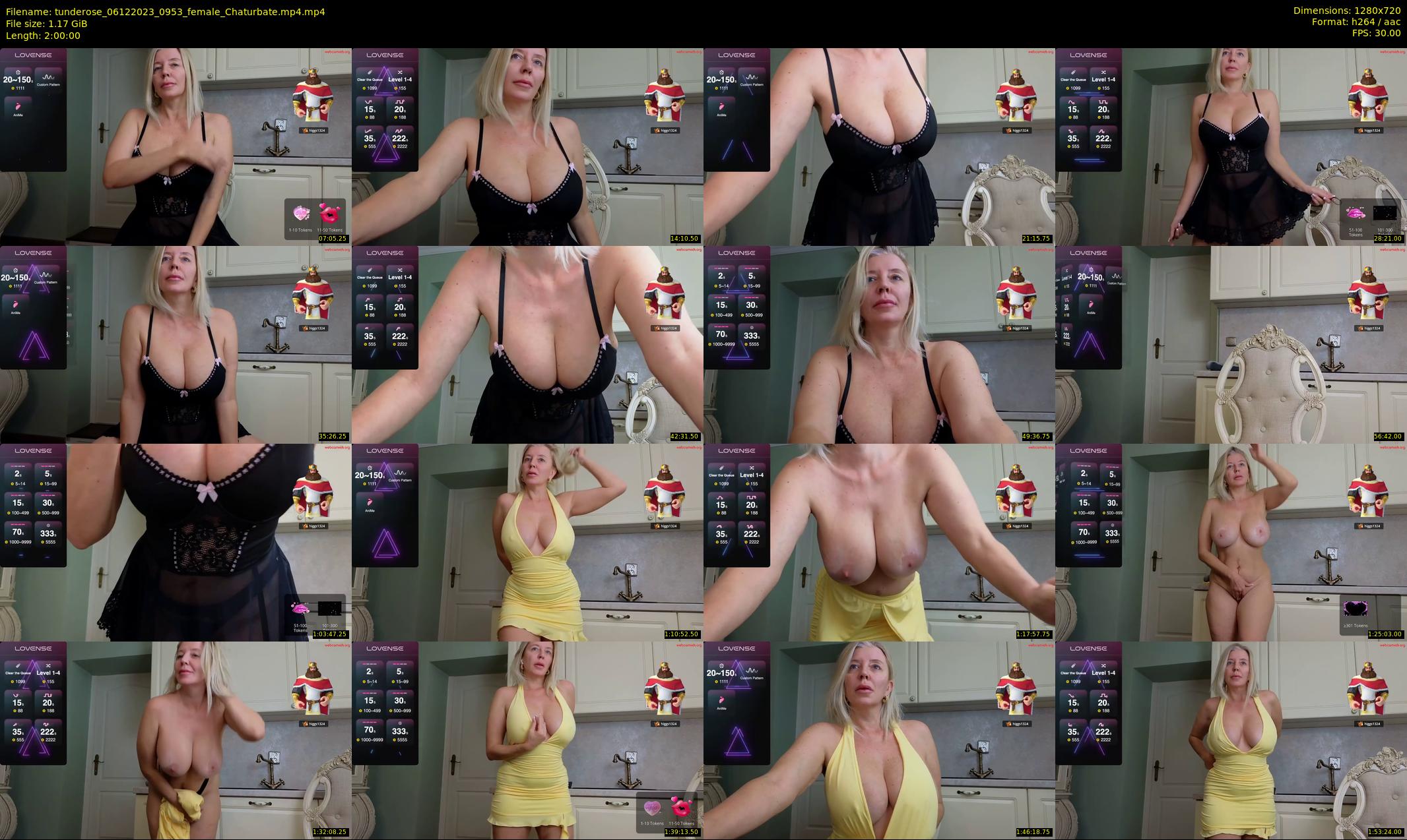 tunderose — 120 minute Chaturbate female cam show recording, 720p, Dec 6, 2023