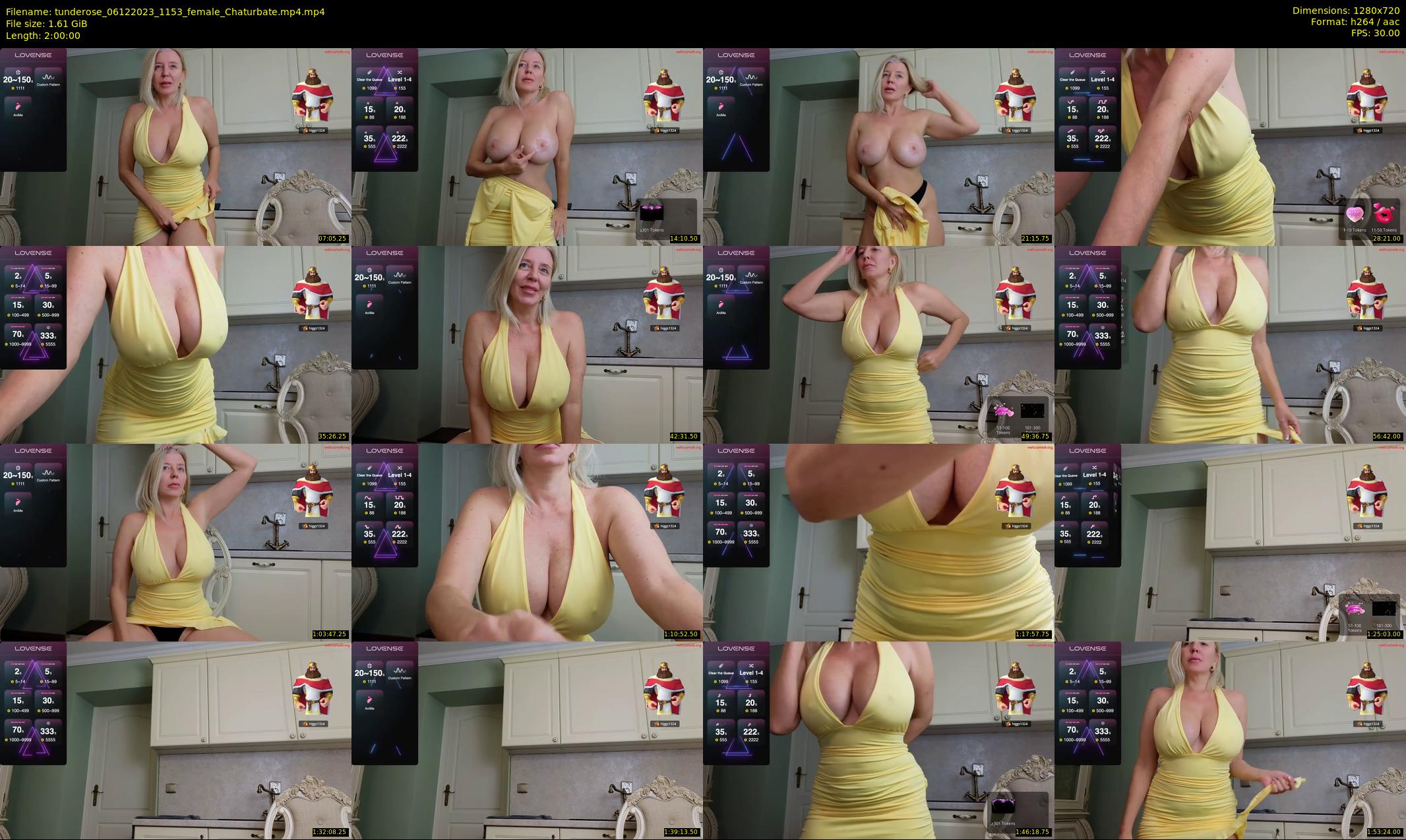 tunderose — 120 minute Chaturbate female cam show recording, 720p, Dec 6, 2023