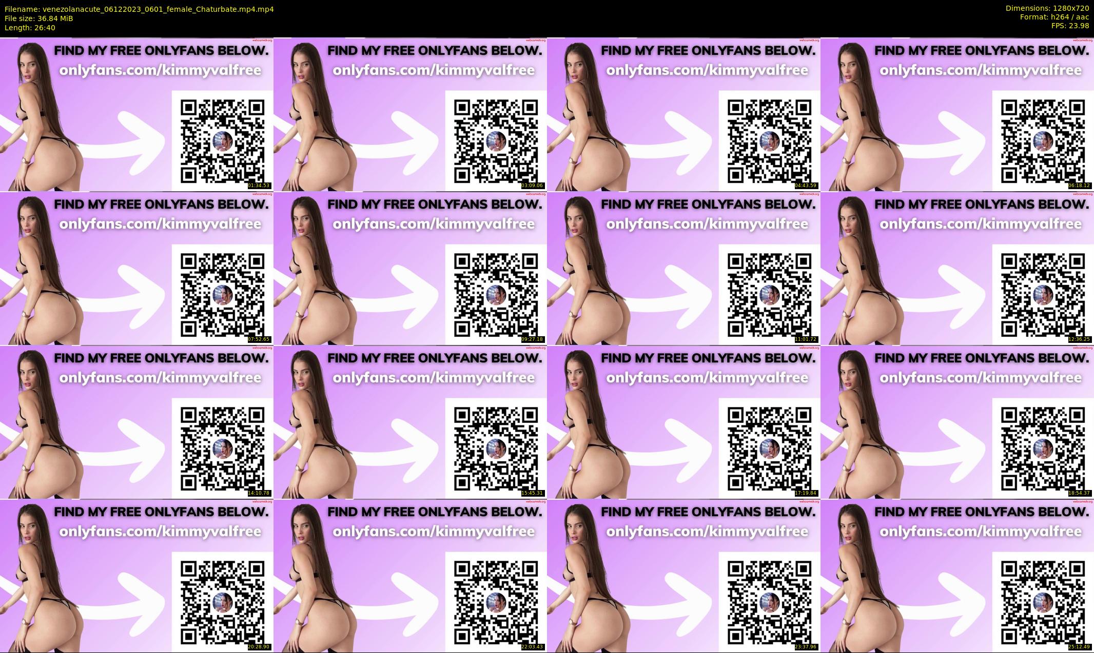 venezolanacute — 27 minute Chaturbate female cam show recording, 720p, Dec 6, 2023