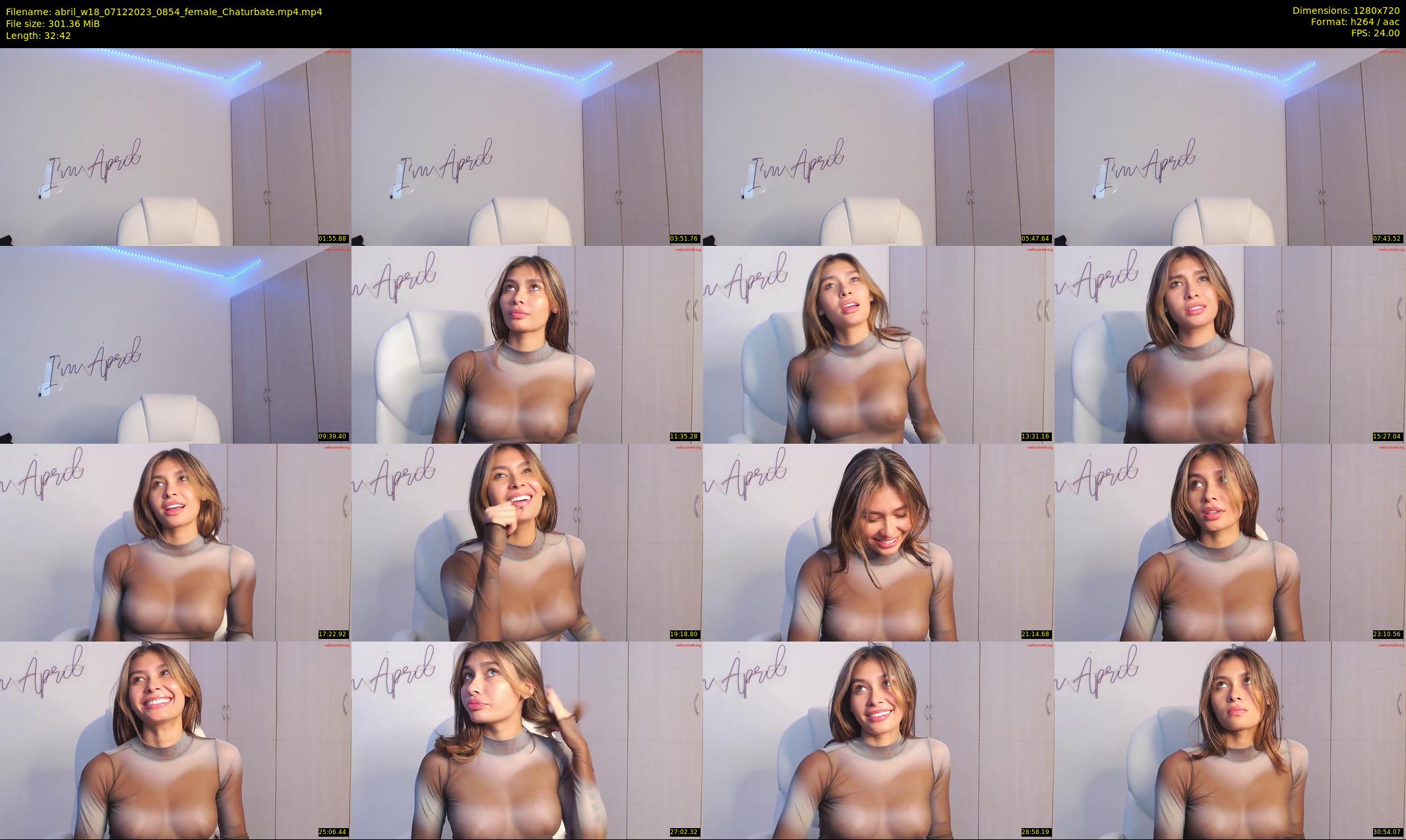abril_w18 — 33 minute Chaturbate female cam show recording, 720p, Dec 7, 2023