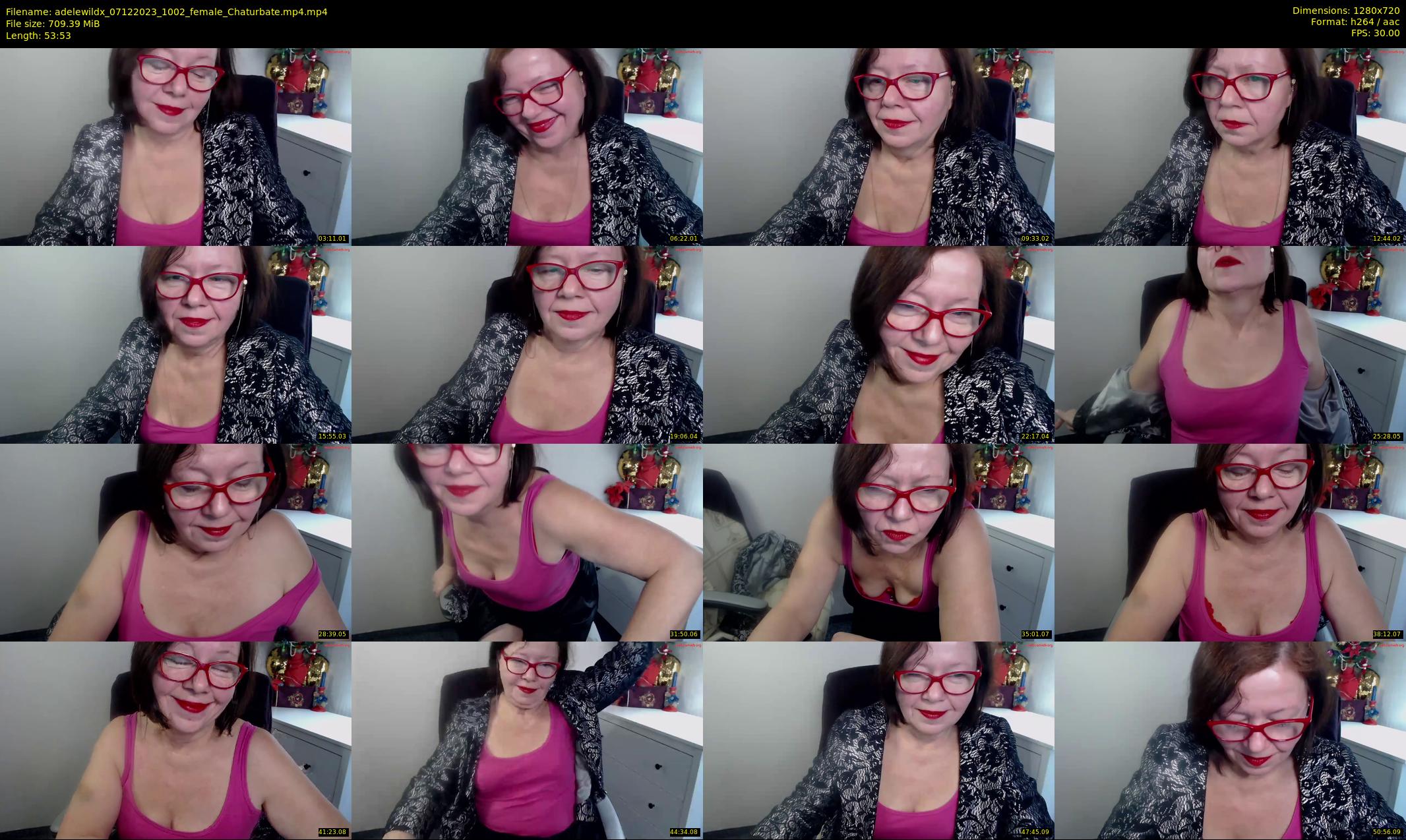 adelewildx — 54 minute Chaturbate female cam show recording, 720p, Dec 7, 2023