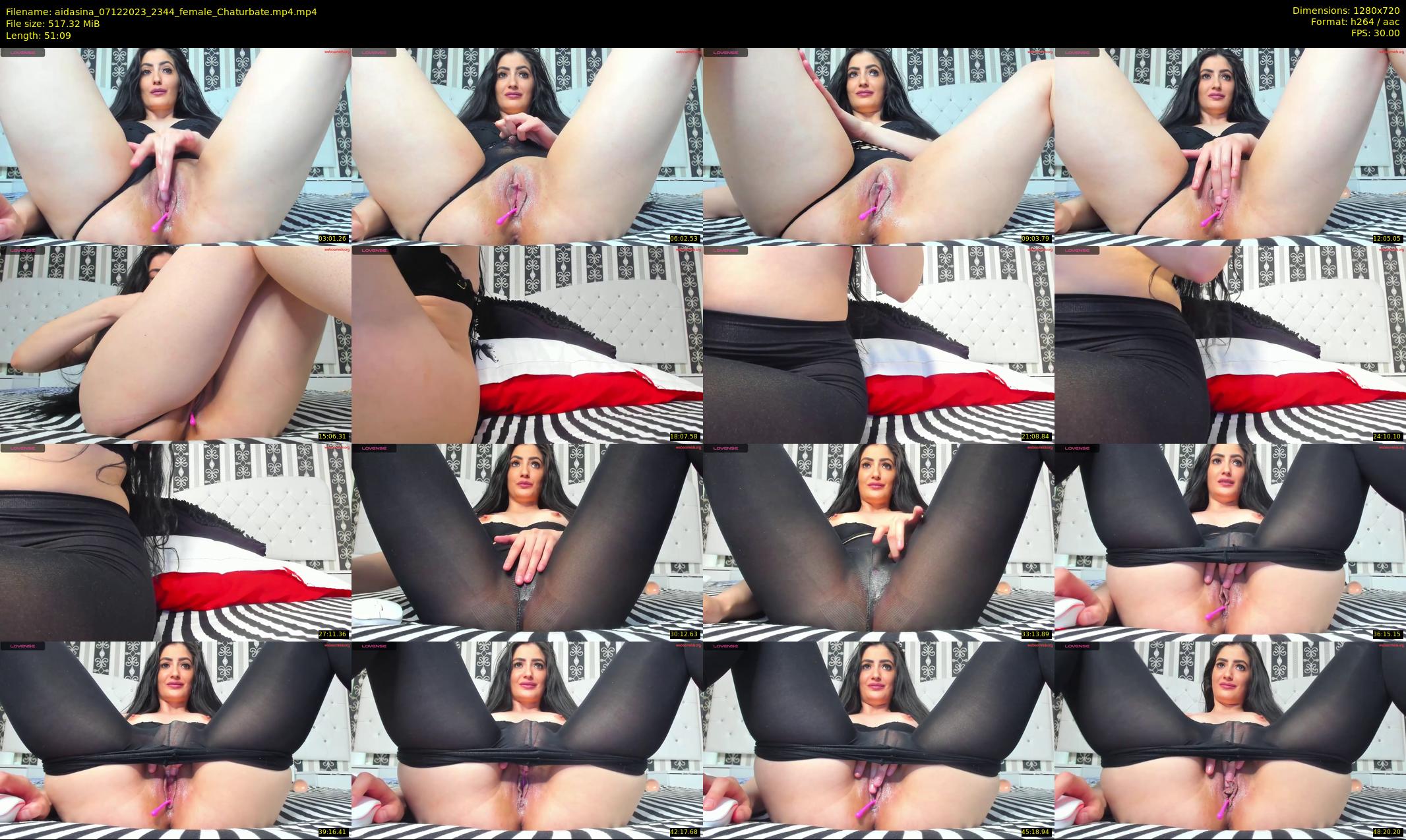 aidasina — 52 minute Chaturbate female cam show recording, 720p, Dec 7, 2023