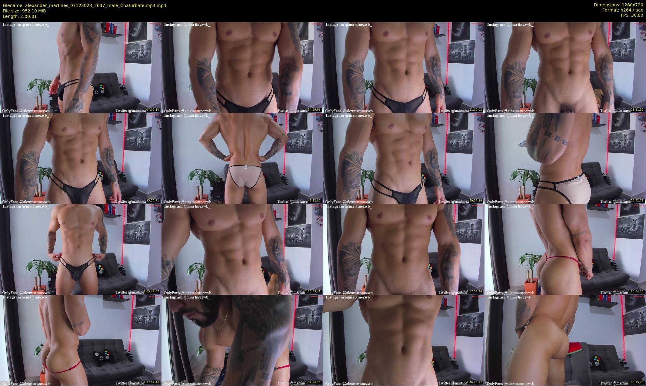 alexander_martines — 121 minute Chaturbate male cam show recording, 720p, Dec 7, 2023