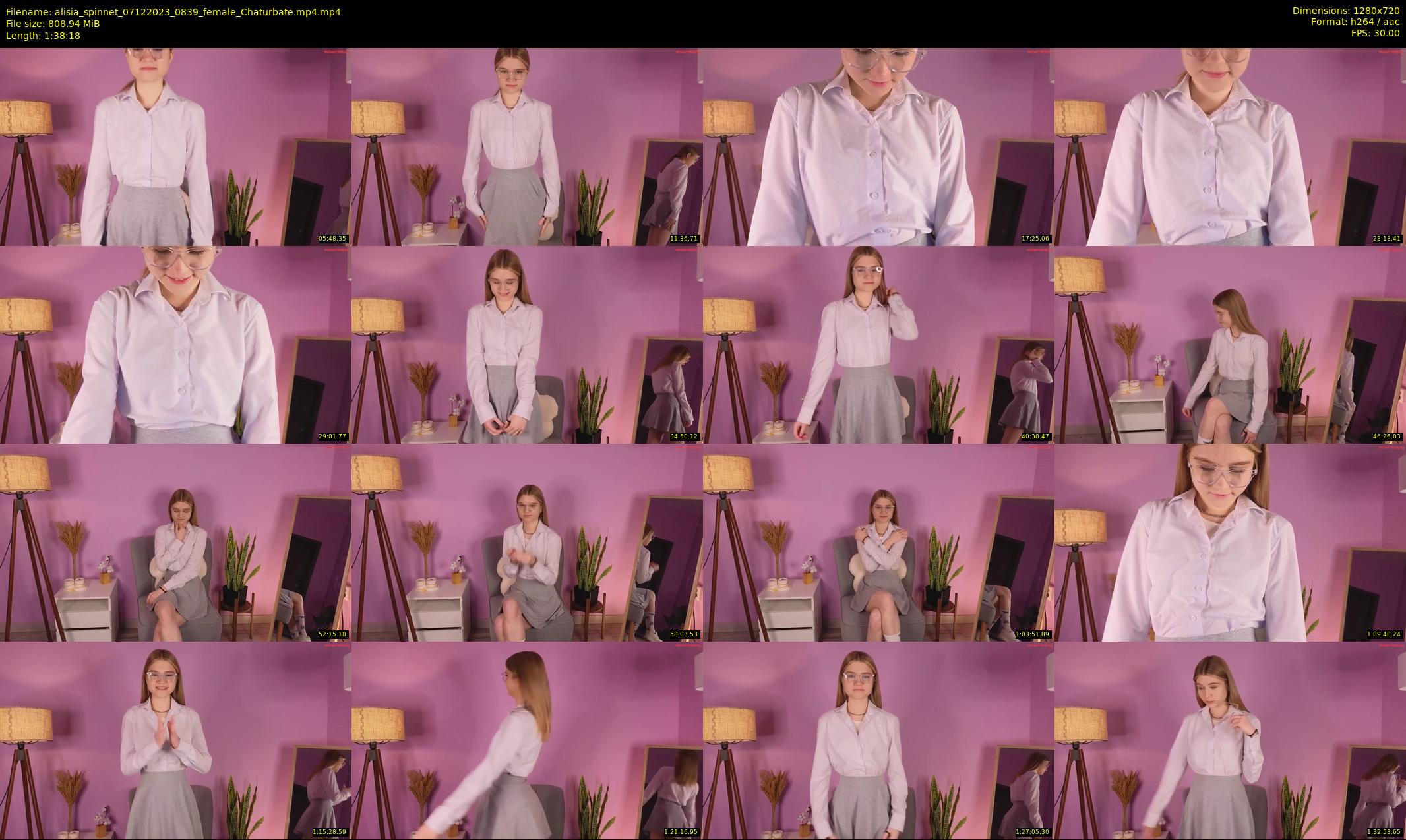 alisia_spinnet — 99 minute Chaturbate female cam show recording, 720p, Dec 7, 2023