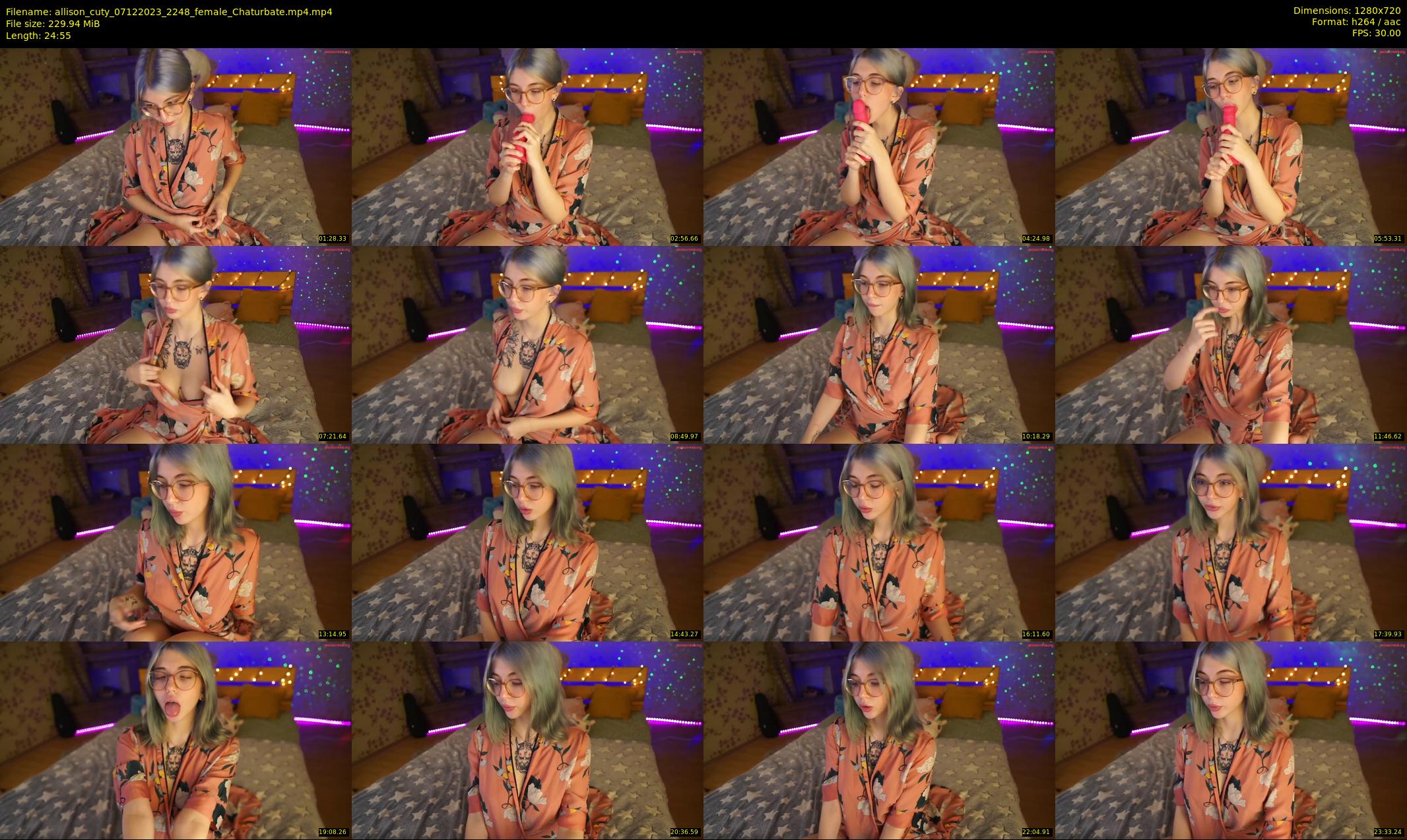 allison_cuty — 25 minute Chaturbate female cam show recording, 720p, Dec 7, 2023