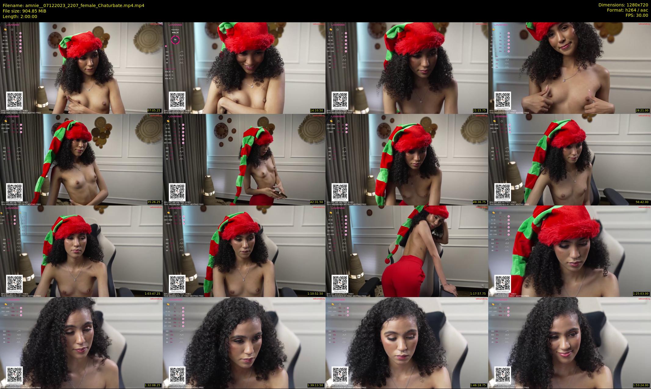 amnie_ — 120 minute Chaturbate female cam show recording, 720p, Dec 7, 2023