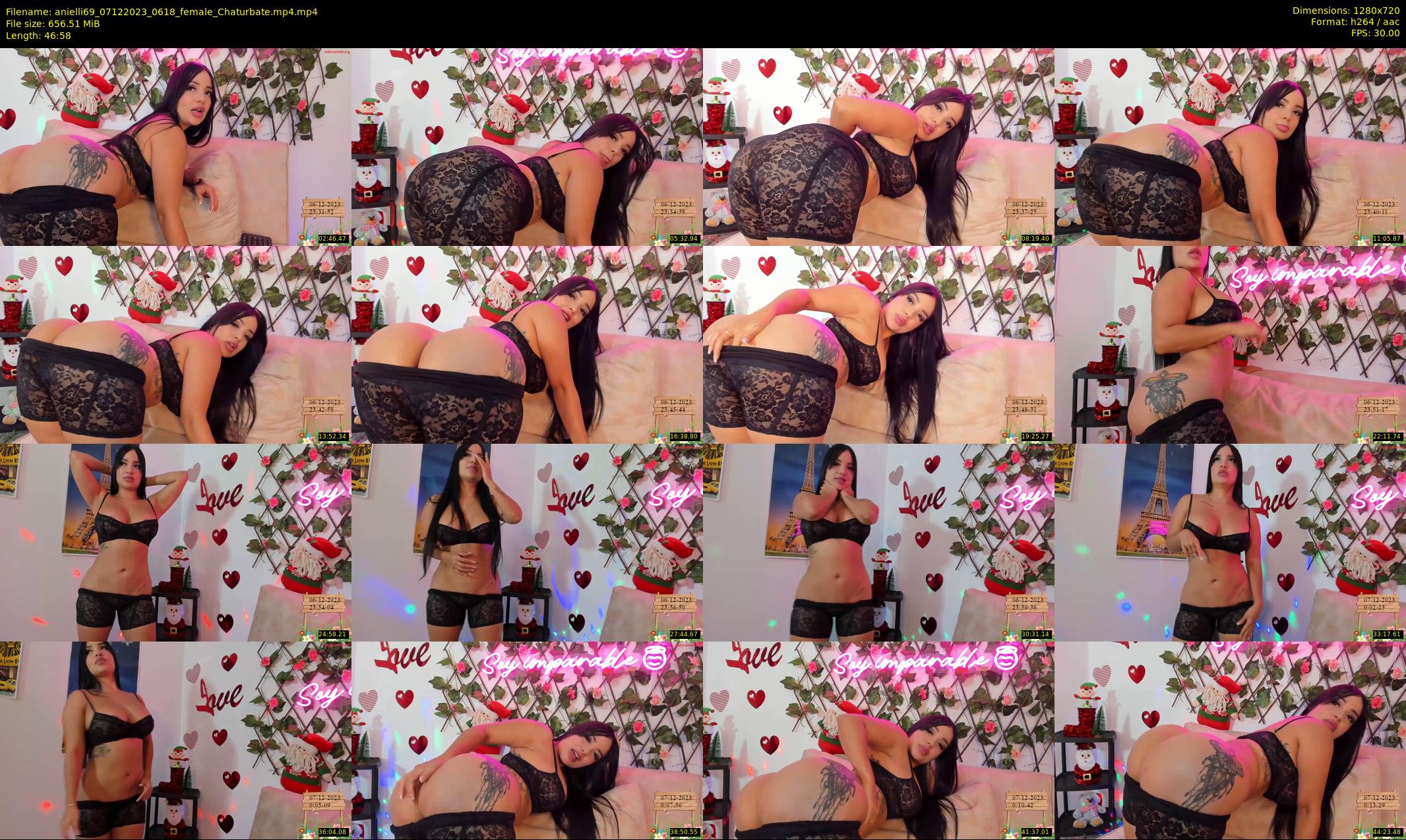 anielli69 — 47 minute Chaturbate female cam show recording, 720p, Dec 7, 2023