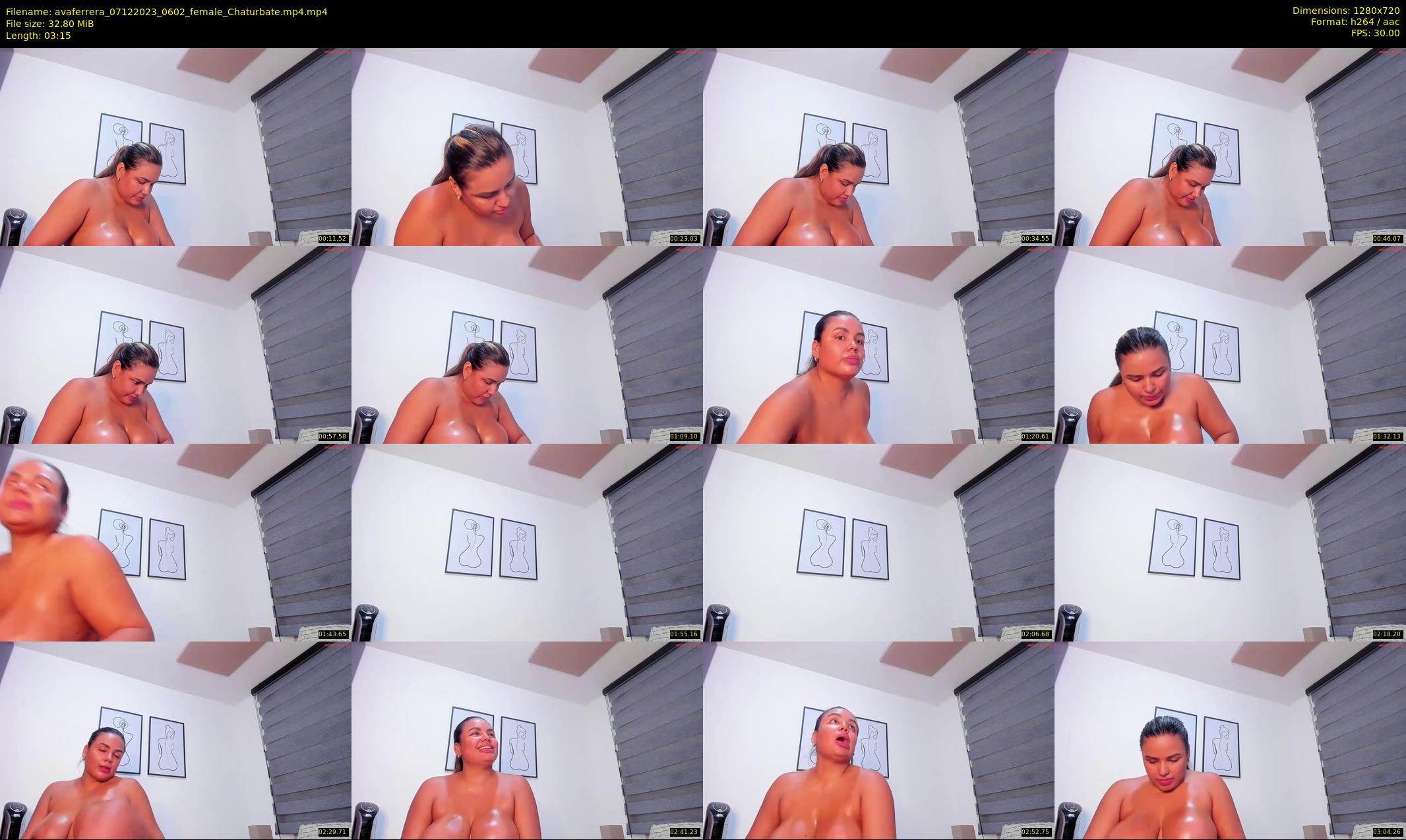 avaferrera — 4 minute Chaturbate female cam show recording, 720p, Dec 7, 2023