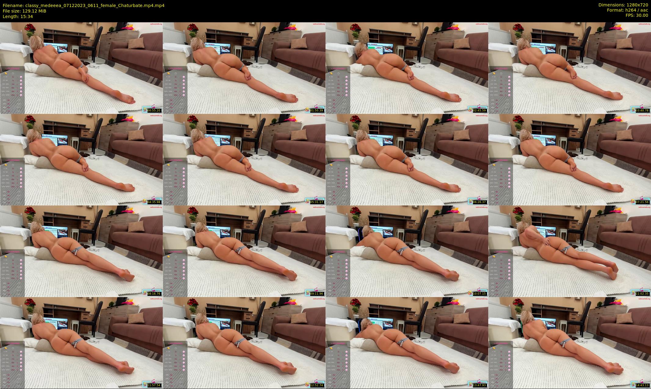 classy_medeeea — 16 minute Chaturbate female cam show recording, 720p, Dec 7, 2023