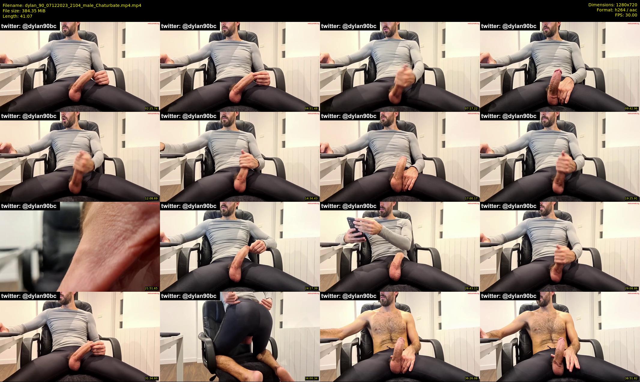 dylan_90 — 42 minute Chaturbate male cam show recording, 720p, Dec 7, 2023