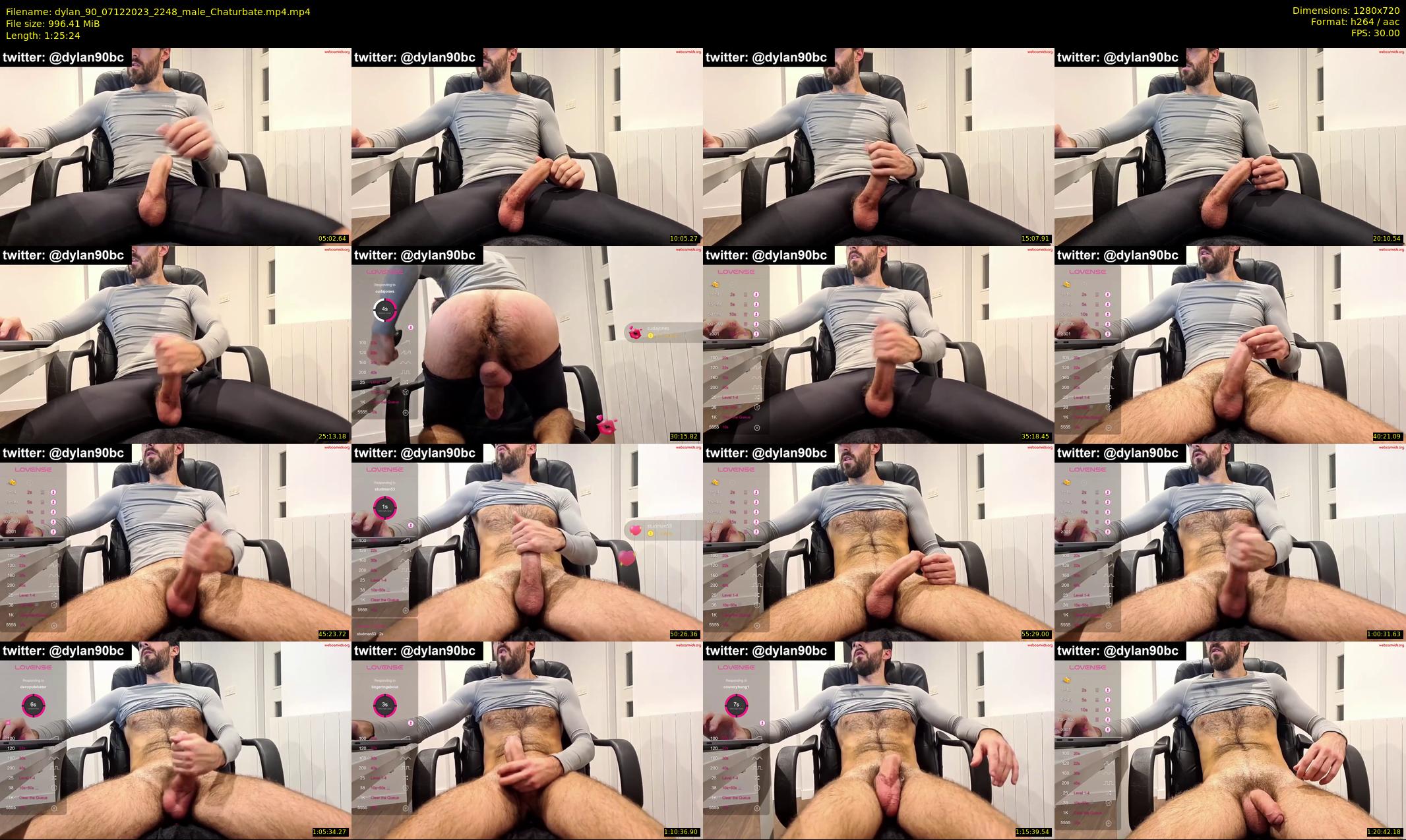 dylan_90 — 86 minute Chaturbate male cam show recording, 720p, Dec 7, 2023