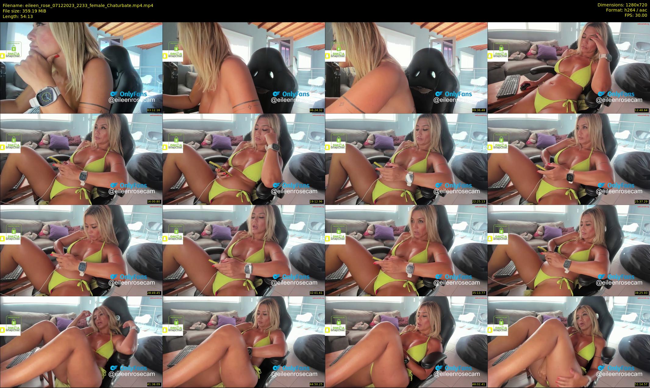 eileen_rose — 55 minute Chaturbate female cam show recording, 720p, Dec 7, 2023