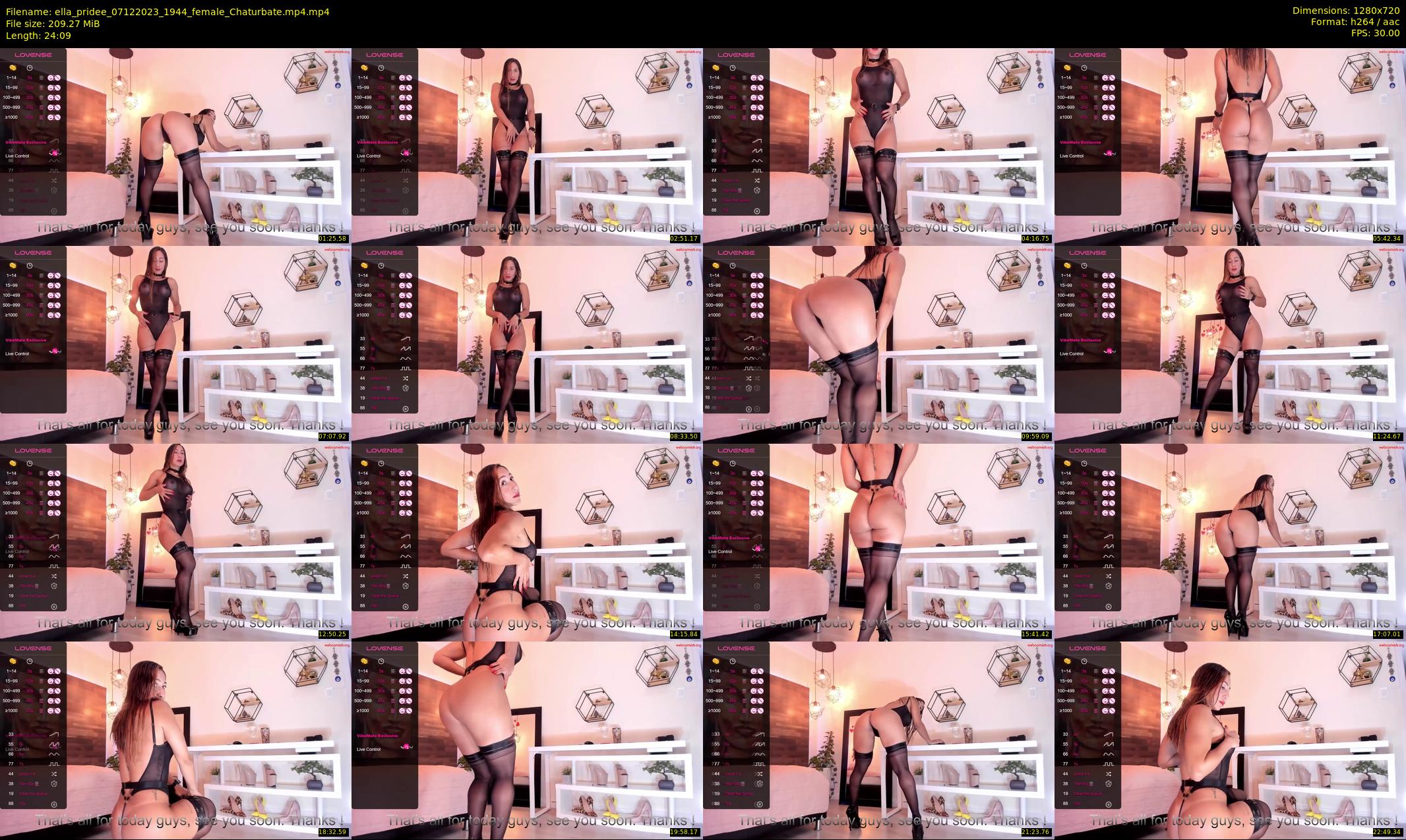 ella_pridee — 25 minute Chaturbate female cam show recording, 720p, Dec 7, 2023