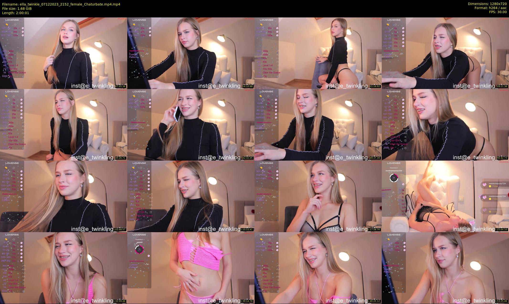 ella_twinkle — 121 minute Chaturbate female cam show recording, 720p, Dec 7, 2023